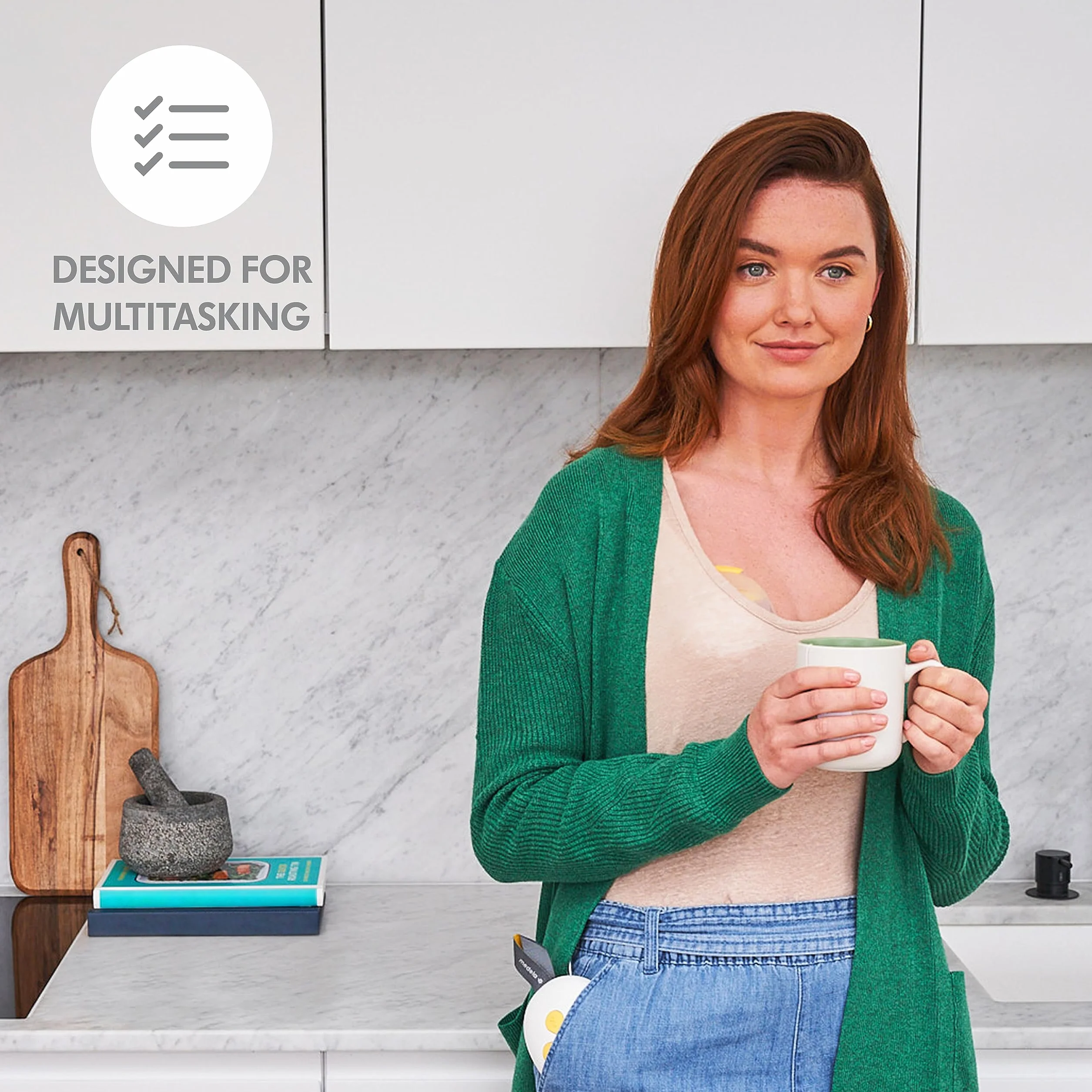 Medela 101045514 Laktator, Biały/Żółty, 24 mm
