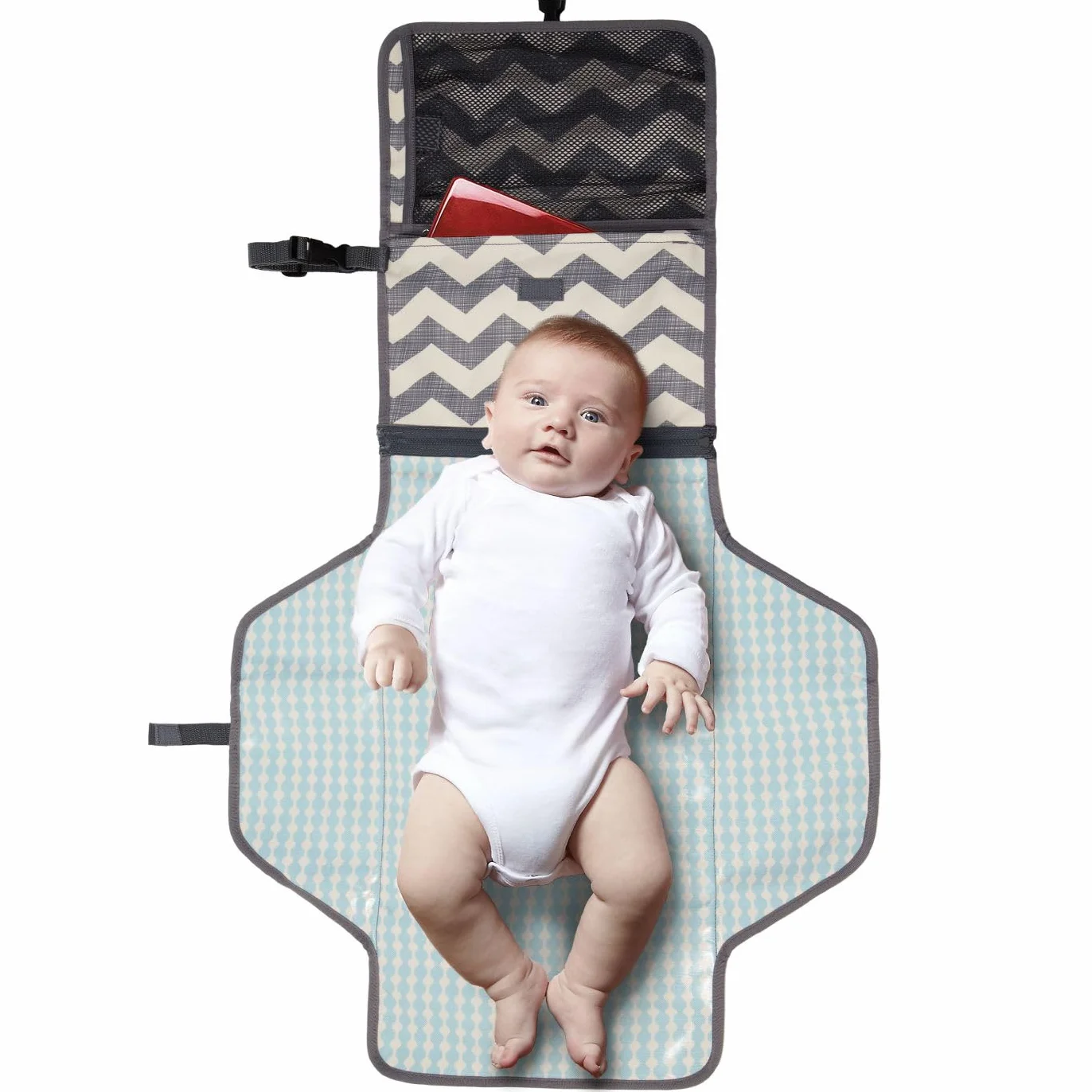Skip Hop baby girls Pronto Changing Station - Chevron Mini Changer, Chevron, One Size UK