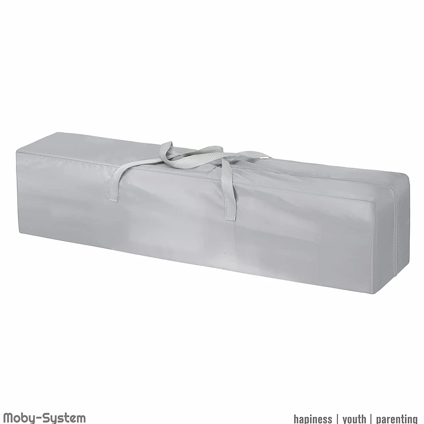 Moby-System Kojec dla Niemowląt, Centrum Aktywności dla Dzieci, z Antypoślizgową Podstawą, Stabilny, Ochrona, Wodoszczelny, Torba Transportowa, 200 x 140 cm, Szary