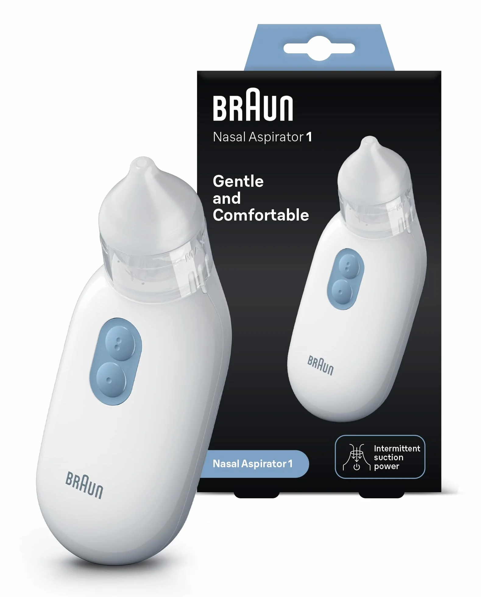 Braun Aplikator Nosowy, Biały/Niebieski