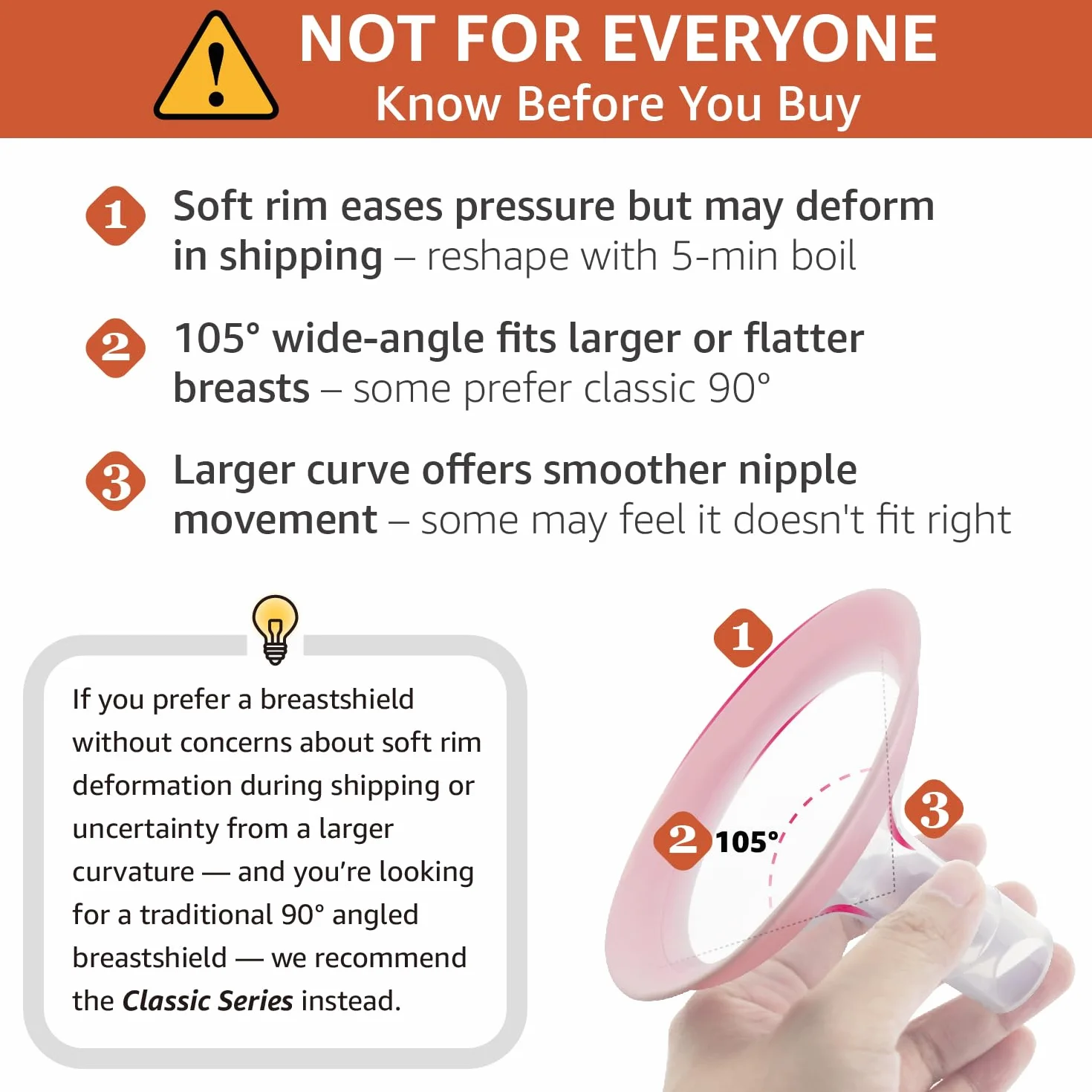 Maymom MyFit Shields, seria Pano; kompatybilna z laktatorem Medele - PersonalFit, Freestyle, Harmony, Maxi, Freestyle Flex Connector; Łączy się z 2-częściowym złączem Maymom Widemouth/Narrow