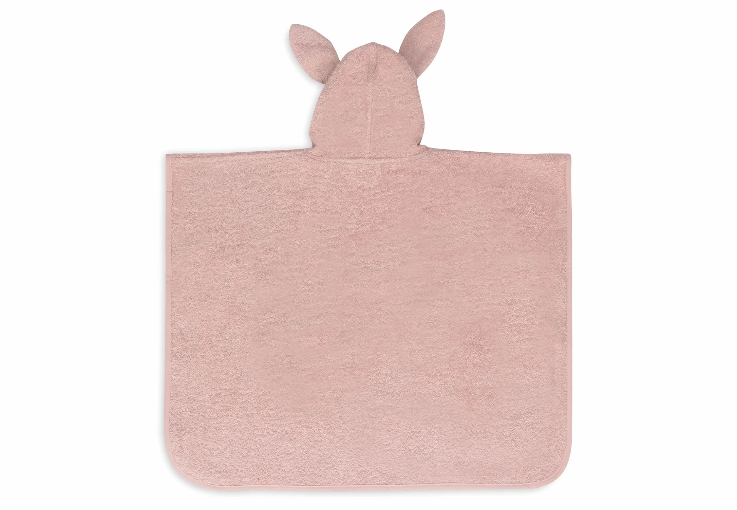 Jollein Ponczo kąpielowe dla dzieci w wieku 1-4 lat, Terry, Wild Rose, 100% bawełna, frotte, certyfikat Öko-Tex, z kapturem i uszami, ponczo kąpielowe dla dziewcząt i chłopców