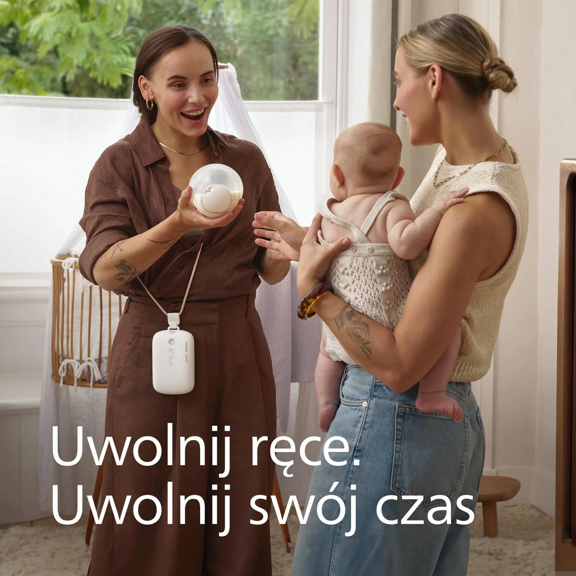Philips Avent, pojedynczy laktator elektryczny niewymagający użycia rąk, silnik klasy szpitalnej, naśladujący rytm picia dziecka, odciąganie pokarmu do 85 razy na minutę, SCF531/11