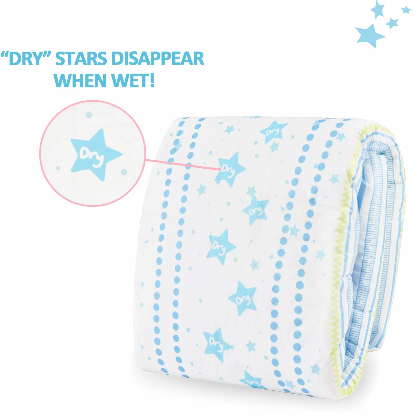 LittleForBig Pielucha Drukowana Dla Dorosłych 2 Kawałki Pakiet 3 Druki Losowe Asortyment - Astro Babies (Medium 71-96 CM)