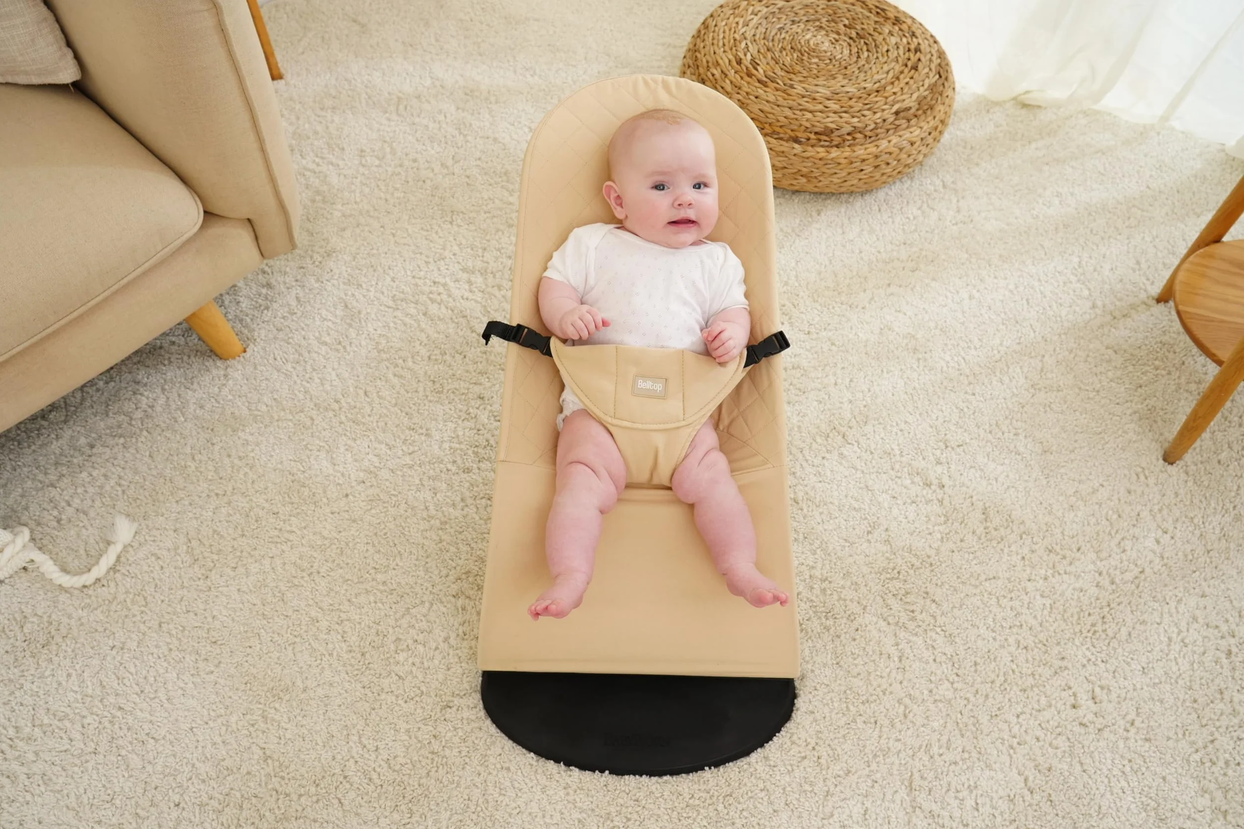 Pokrowiec na leżak dla niemowląt. Pokrowiec na leżak belltop kompatybilny z BabyBjörn Balance Soft i Bliss. Ergonomiczny pokrowiec na hamak: hipoalergiczny