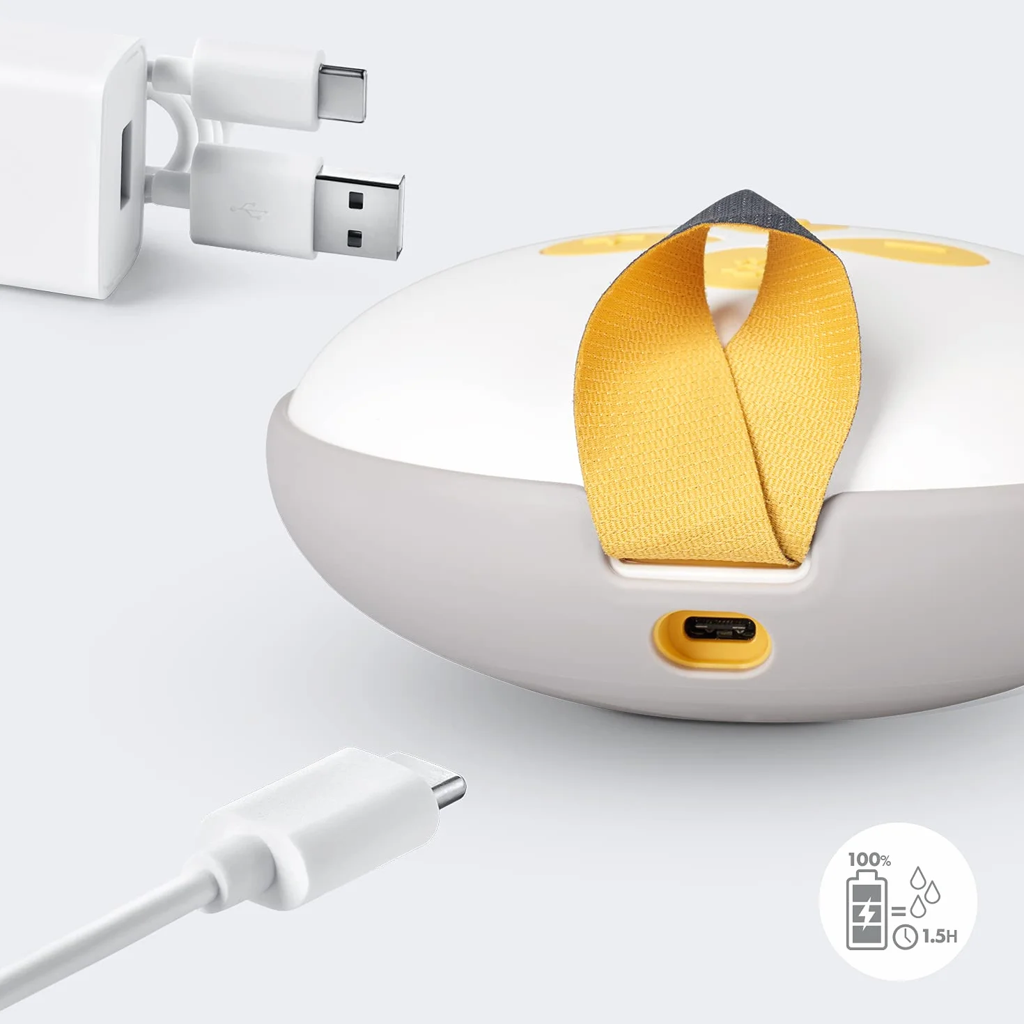 Medela Elektryczny laktator Swing Maxi – ładowanie przez USB, więcej mleka w krótszym czasie, z lejkami PersonalFit Flex i 2-fazową technologią ekstrakcji Medela
