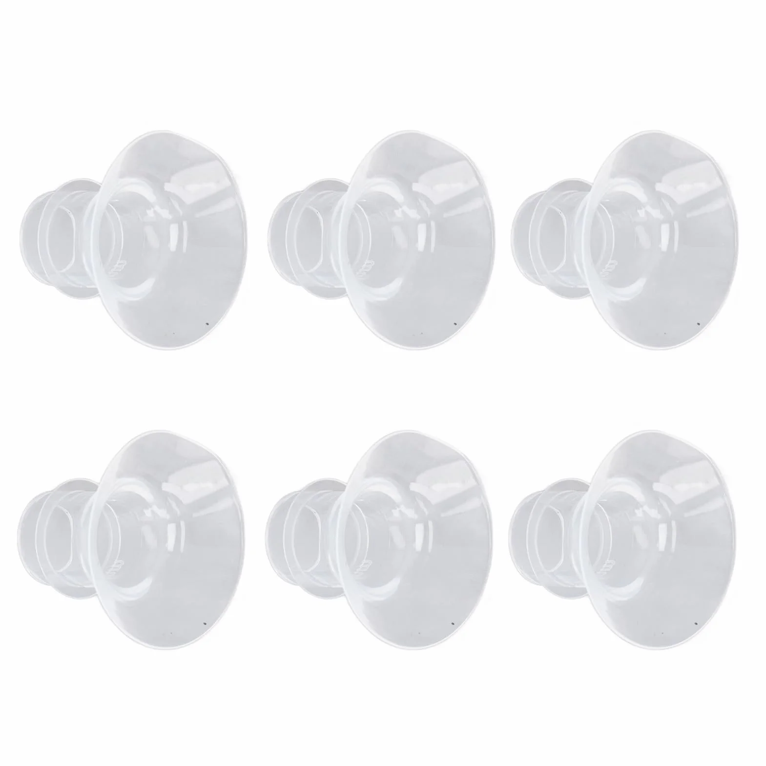 6 szt. Wkładki Kołnierzowe MomMed Poręczne Miseczki Laktator do Noszenia Zmniejsz Tunel 24 Mm do Innego Odpowiedniego Rozmiaru (17 MM)
