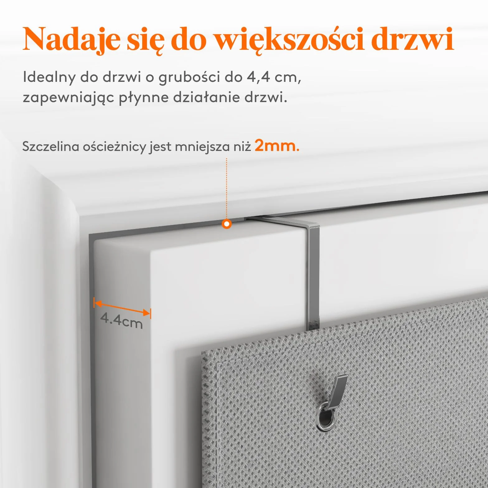 Lifewit Torba wisząca za Drzwiami, z 5-Przedziałami, Wieszak na Zabawki, Załadowany 5-kilogramami, Nadaje Się do Sypialni/łazienek/Pralni/Pokoi, 12 x 33,5 x 122,5 Centymetry, Szary