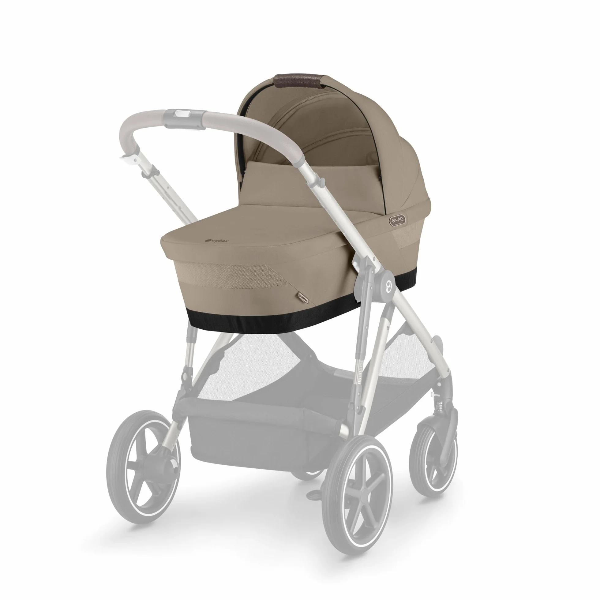 CYBEX Gold Gondola do łóżeczka GAZELLE S, Od urodzenia do ok. 6 miesięcy (max. 9 kg), Dla CYBEX Gazelle S i e-Gazelle S, Almond Beige