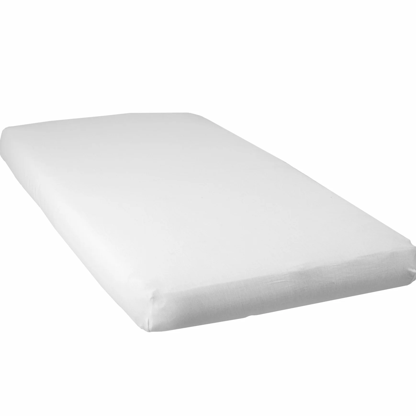 babyCalin Prześcieradło z gumką, 100% bawełna, 40 x 80 cm, białe
