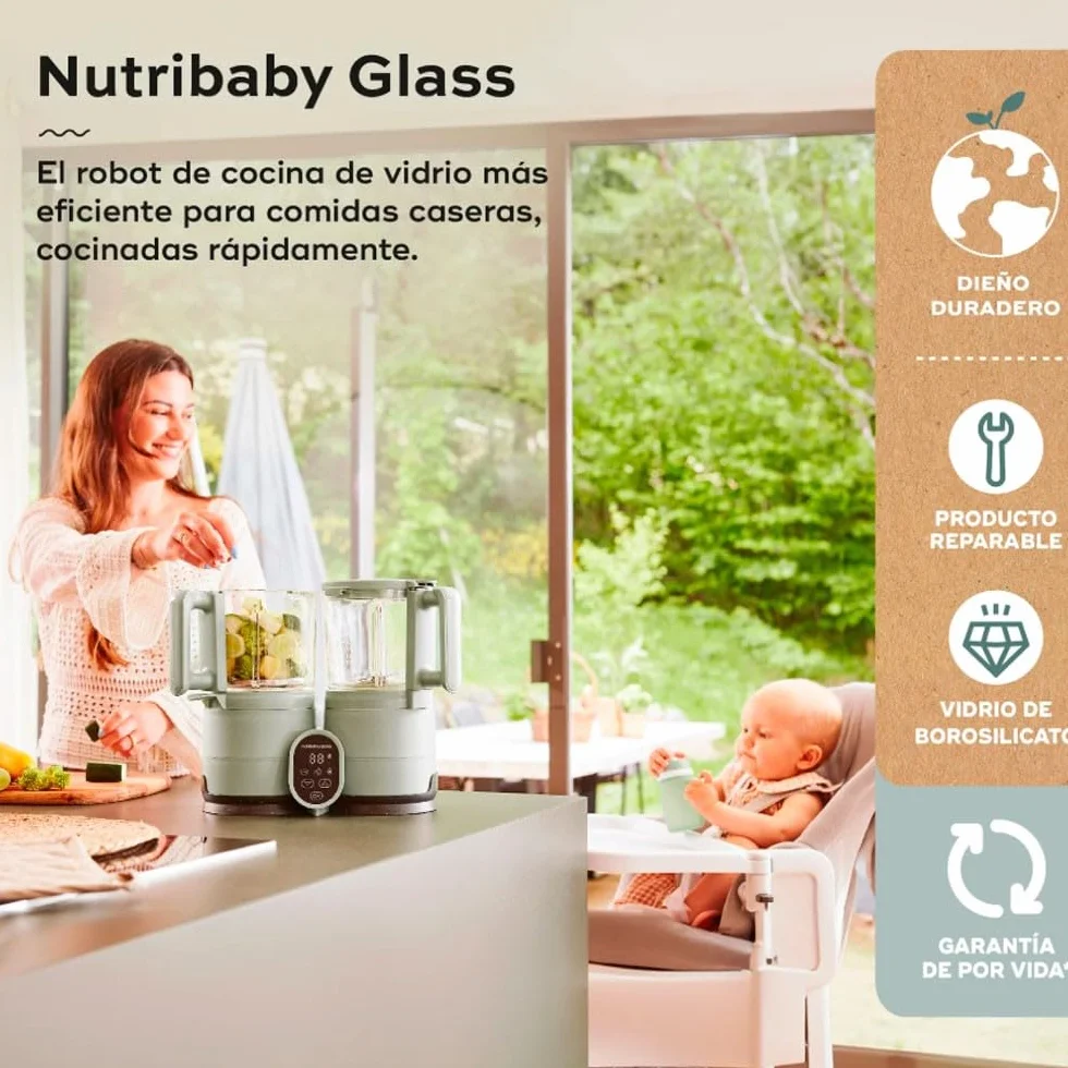 Babymoov Nutribaby Glass parowar dla niemowląt