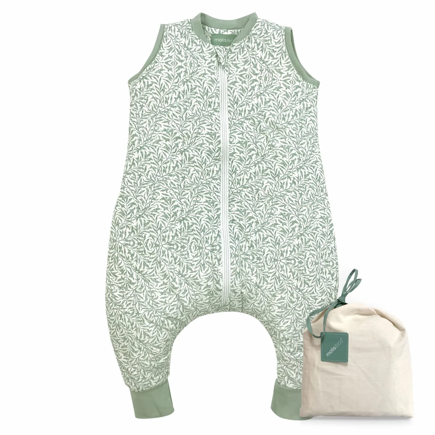 molis&co. Śpiwór niemowlęcy Tog, 1-100% bawełna (OEKO-TEX), bawełna, śpiwór, regulowana długość (90-100 cm), dla chłopców i dziewcząt, INES II