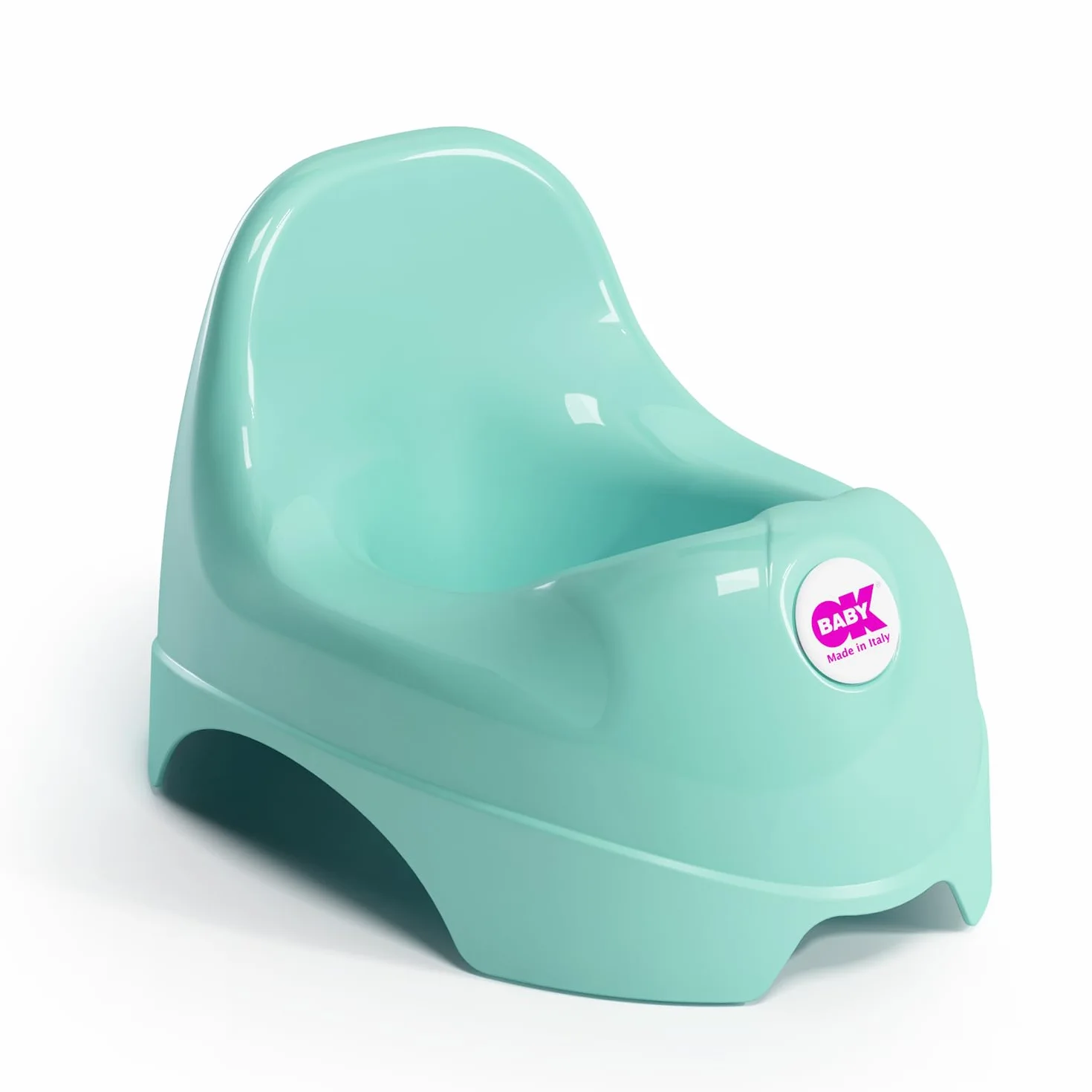 OK Baby N37097230X Relax – klasyczny nocnik do pierwszego treningu toalety, turkusowy
