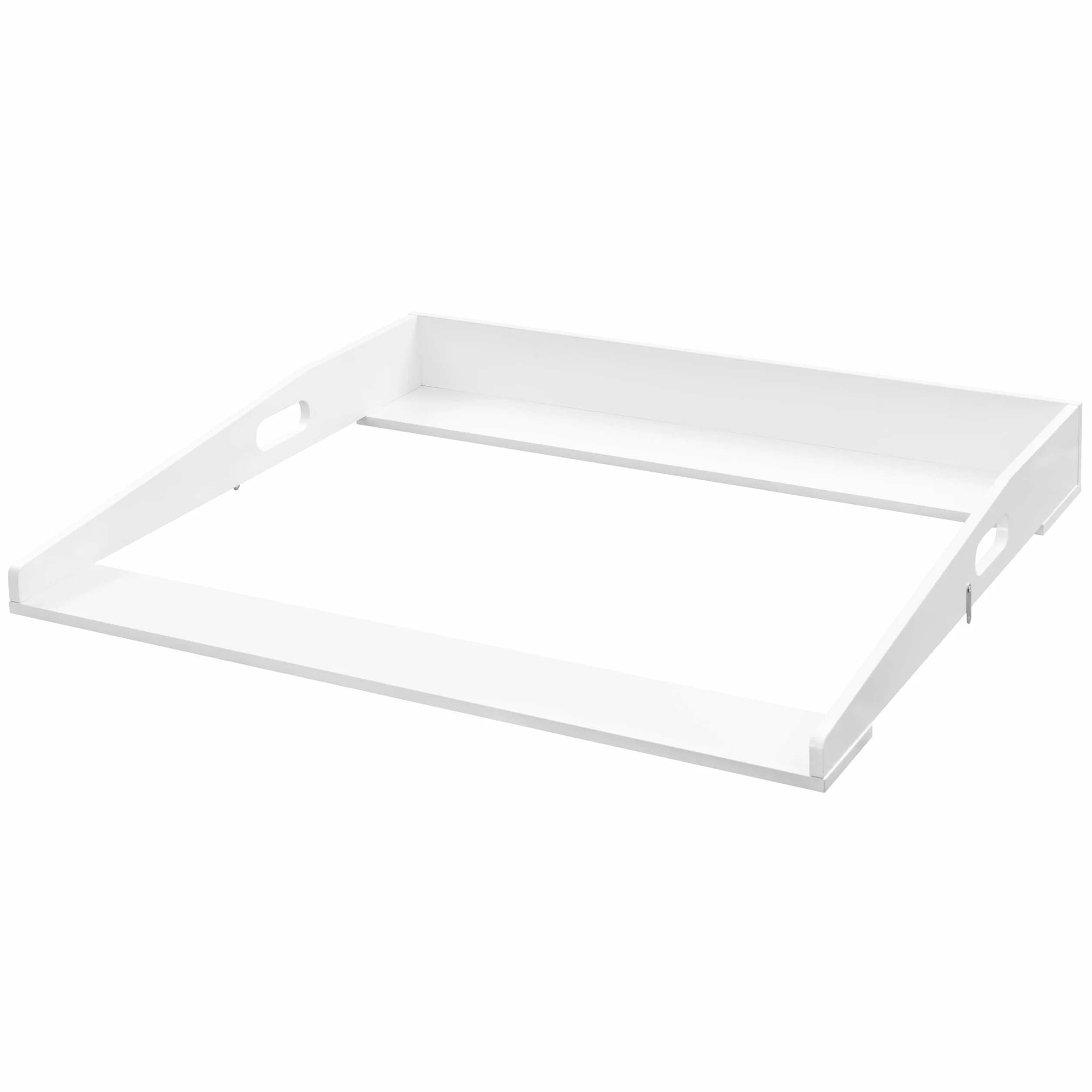 WOLTU Mata do przewijania komody, z płyty MDF, 80 x 75 x 10 cm, mata do przewijania dla niemowląt, pasuje do komody o głębokości 47-51 cm i szerokości ≥ 80 cm, mocowanie z metalowymi wspornikami