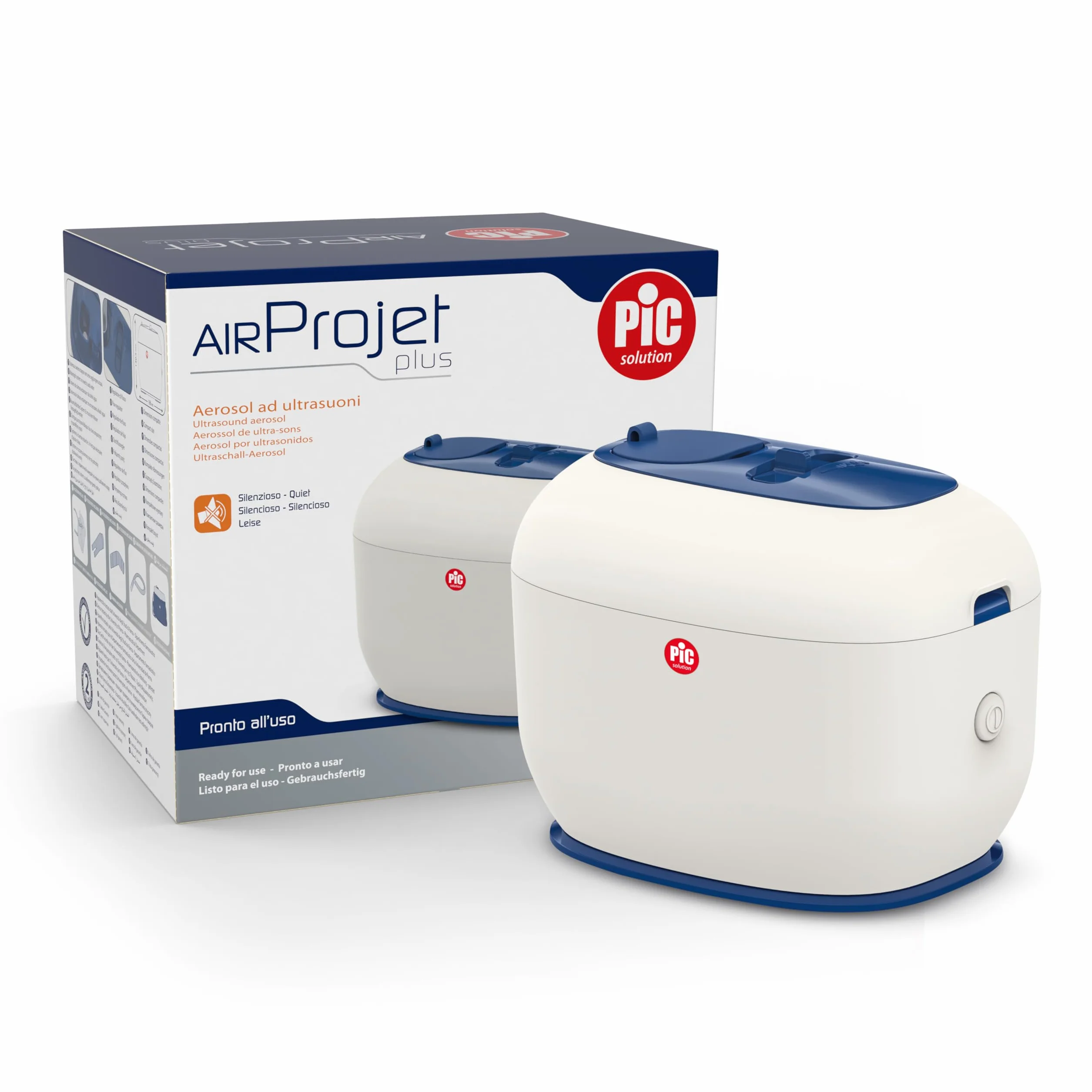 Pic Solution AIRProjet plus Aerozol Ultradźwiękowy, Biały, Niebieski