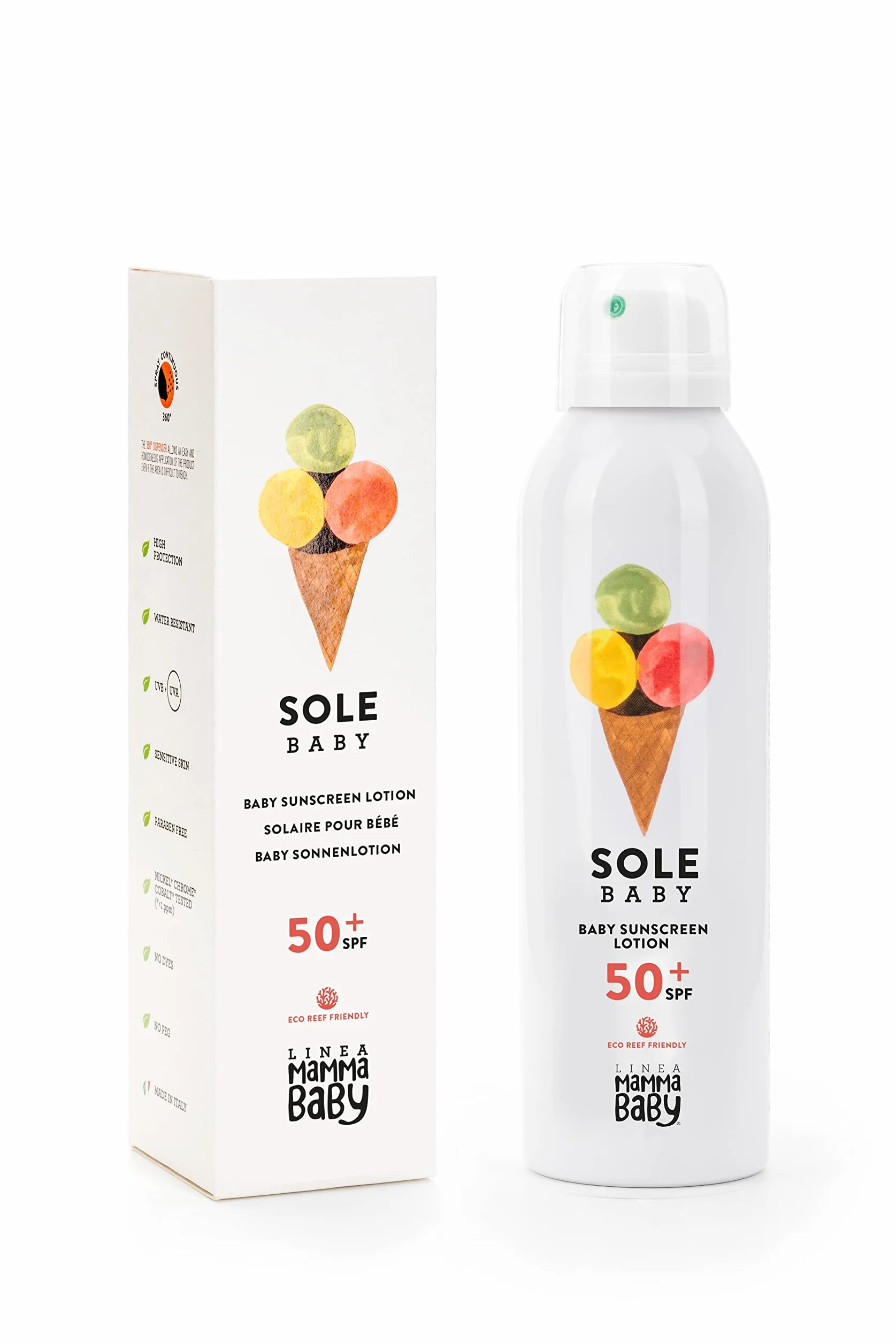 Sole dziecięce SPF 50+ Eco Reef