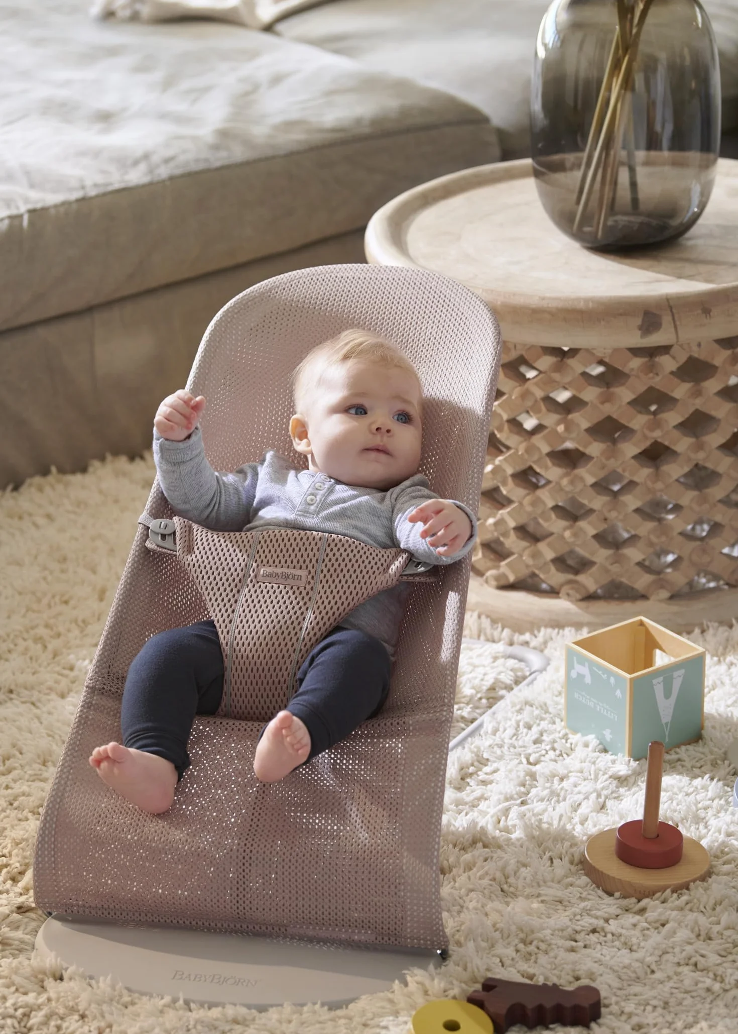 Babybjörn 6108 Bujak, Różowy, ‎92,5 x 11 x 40 cm; 3,16 kg, Do 13 kg