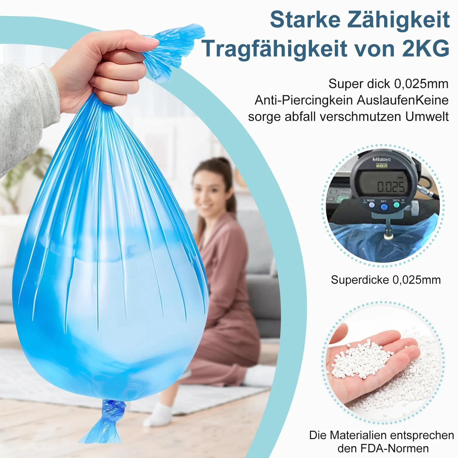 Zestaw 20 pojemników na pielucha, 4,5 m, folia uzupełniająca, szczelność, kompatybilny z większością wiaderek na pielucha, do wkładów Litter Locker