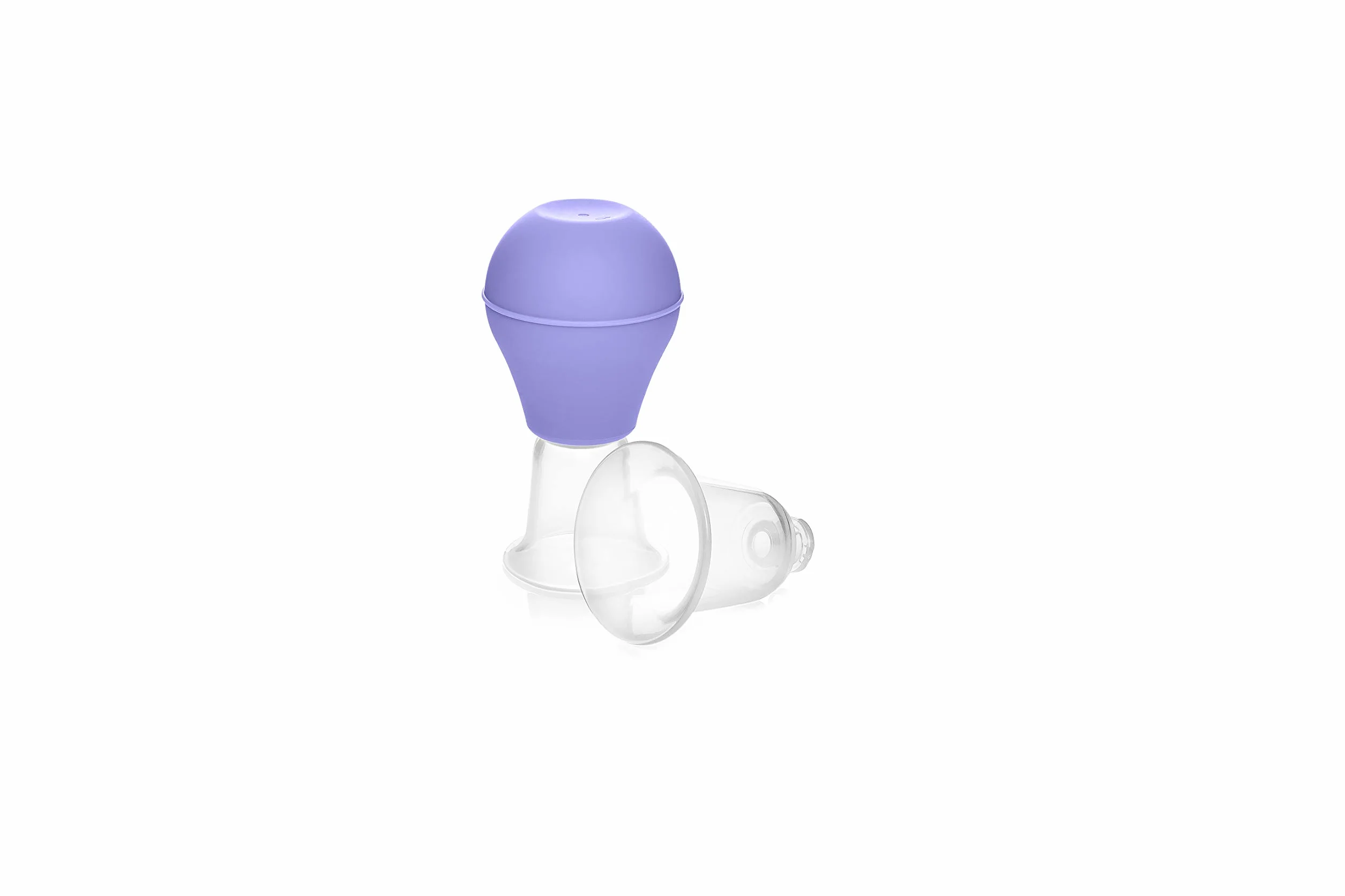Lansinoh Latch Assist Nipple Everter with Case for Breastfeeding mums, offers temporary correction of flat or inverted nipples, 2 size cones within the pack and hygienic carry case