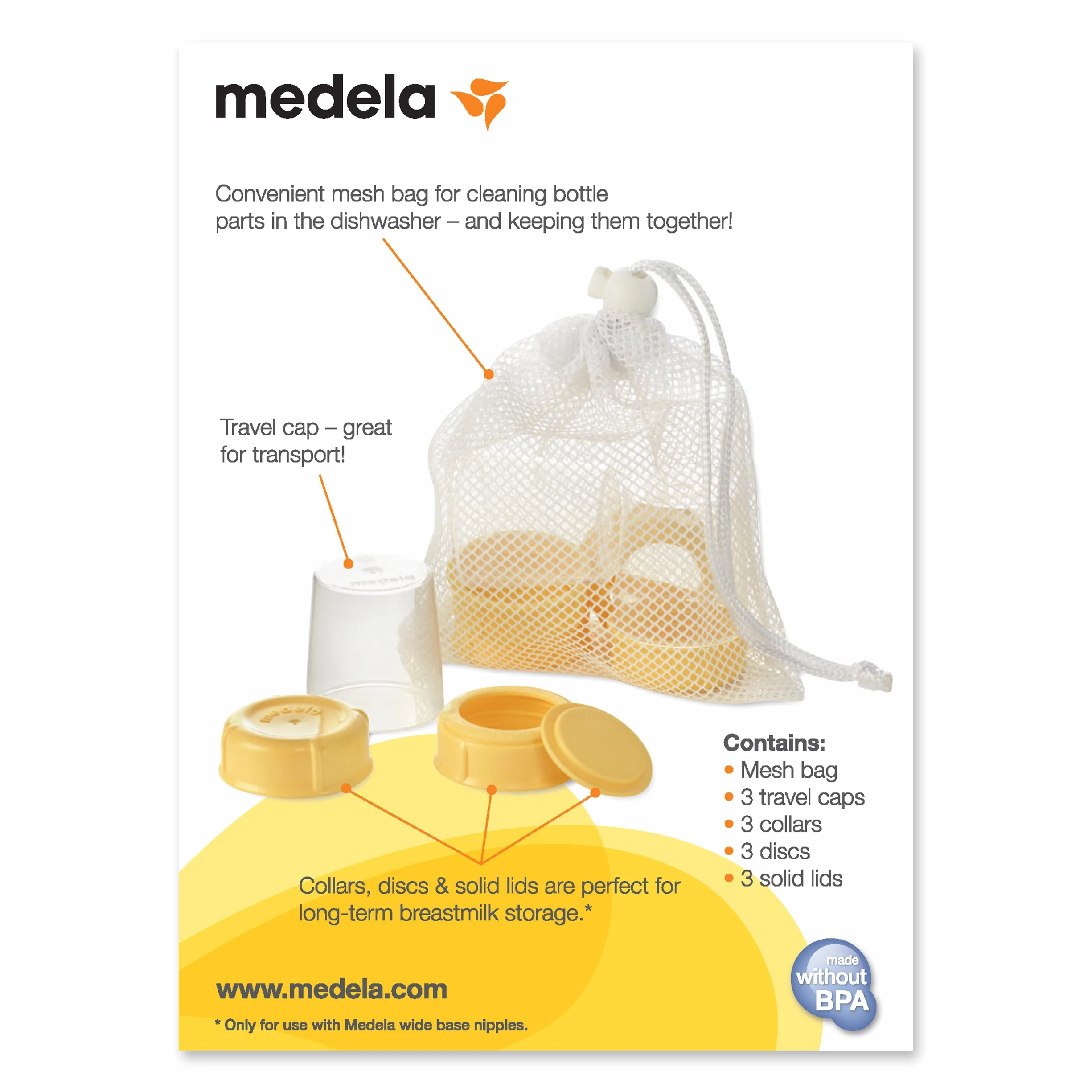 Medela Breastmilk Bottle Spare Parts by Medela