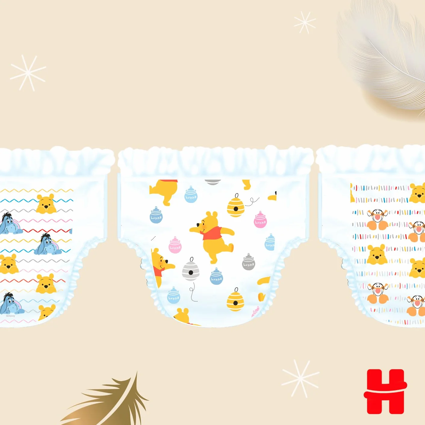 Huggies Extra Care Pieluchy rozmiar 4, (8-16 kg) 120 szt.