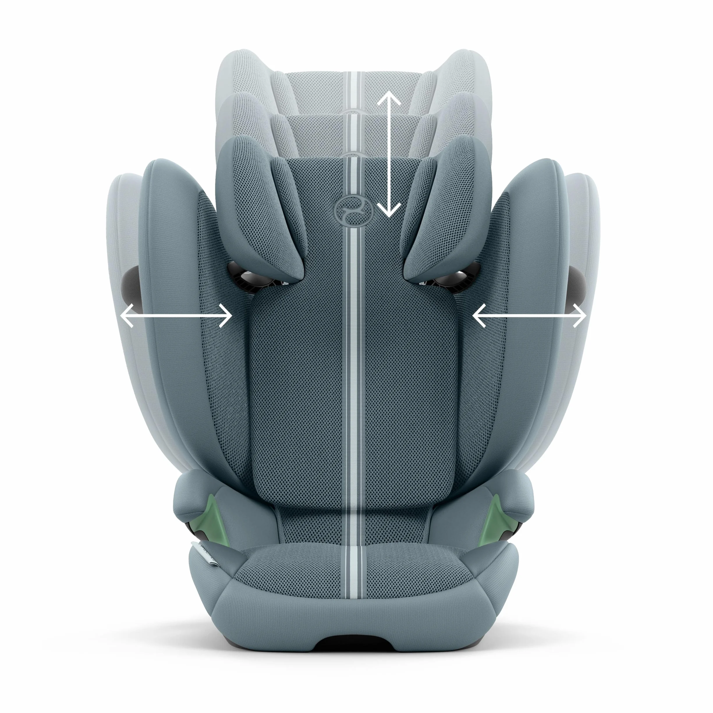 Cybex Solution G2 Plus/Stormy Blue-light blue PU1, Stormy Blue, Plus, Solution G2