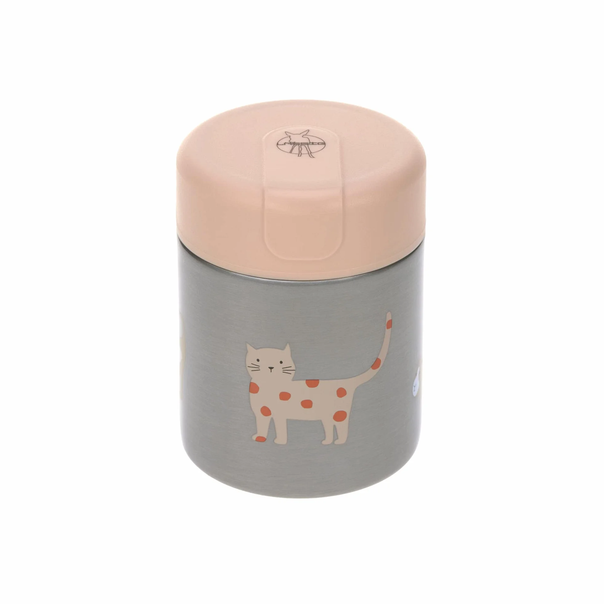 LÄSSIG Termiczne pudełko do utrzymywania ciepła dla niemowląt, owsianka, zabezpieczone przed wyciekiem, stal nierdzewna, 315 ml/Food Jar Little Mateys spicy Orange