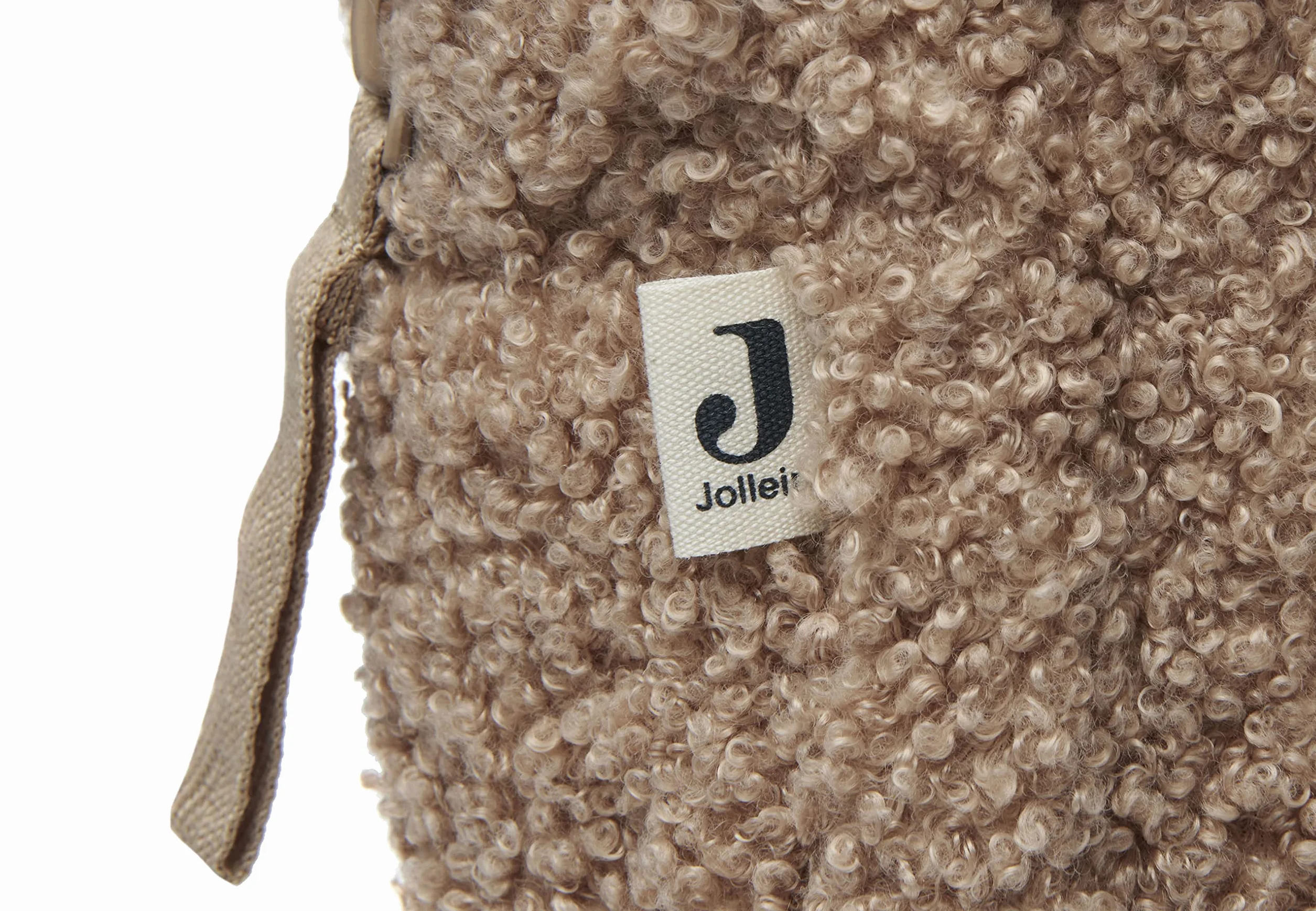 Jollein 053-577-66067 torba do pielęgnacji torebeczki na podróż Boucle/kokarda Biscuit, biszkopt, Boucle torba na pieluchy/kosmetyczka/organizer