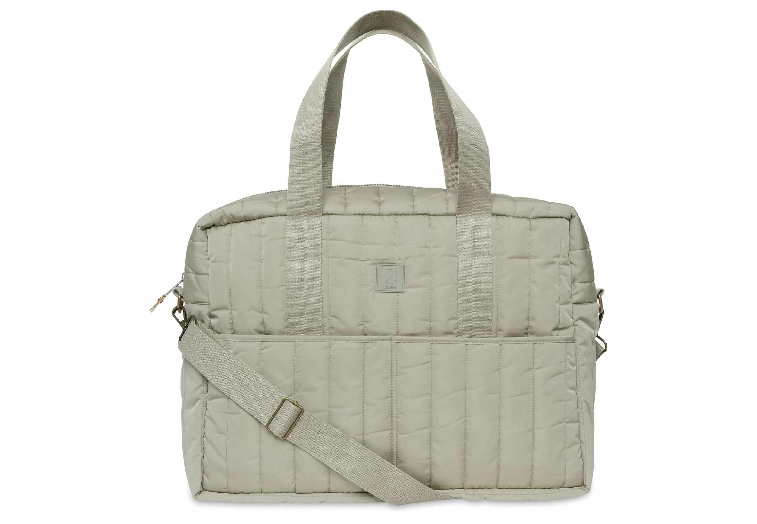 Jollein Torba do przewijania Puffed Moos – Olive Green – odporna na działanie wody – torba do wózka dziecięcego – wielofunkcyjna – oliwkowa zieleń, olive green, Współczesny