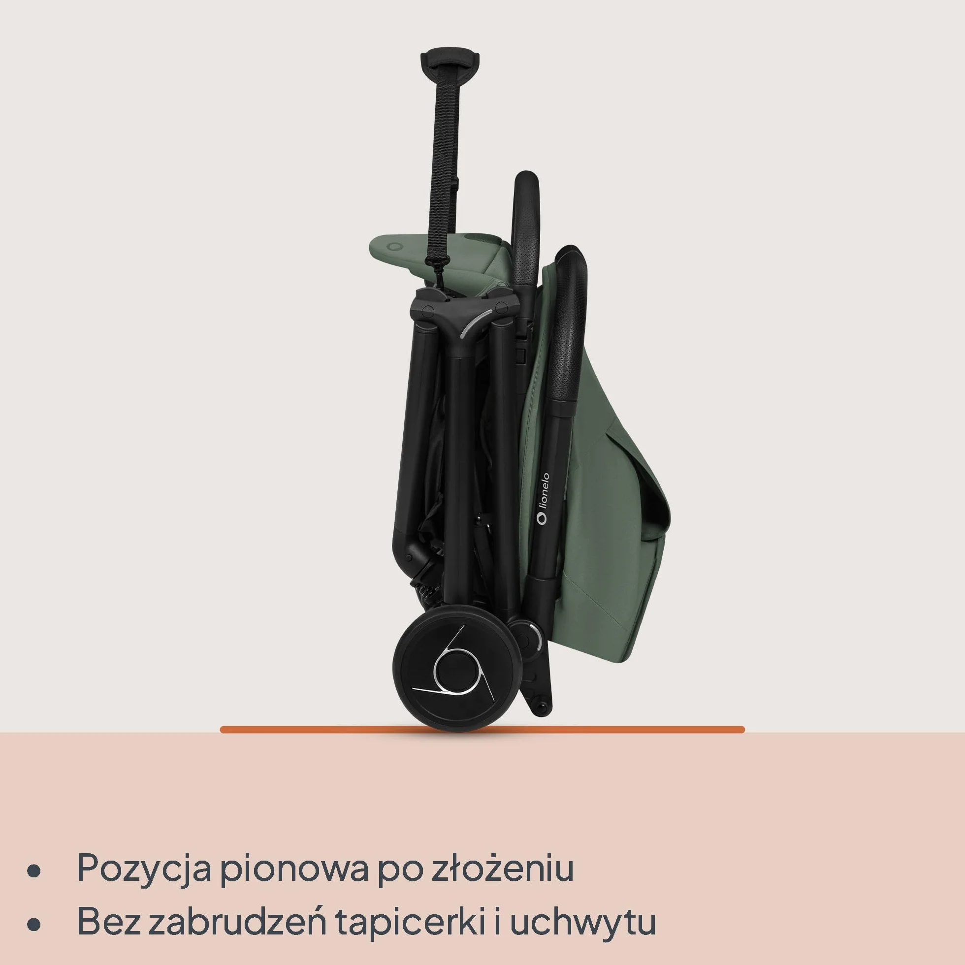 Lionelo Sia wózek podróżny ultralekki i ultra kompaktowy, składany, 5,9 kg, do 22 kg, od 6 miesięcy do 4 lat, pozycja leżąca, zawieszenie, osłona UPF50+, moskitiera, kosz na zakupy 3 kg, uchwyt na