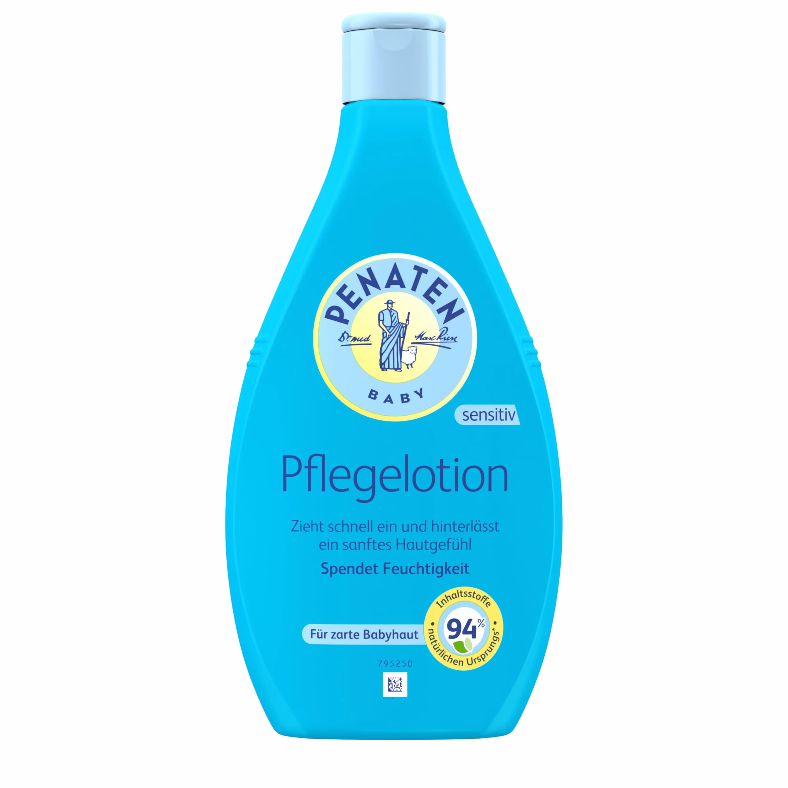PENATEN Balsam pielęgnacyjny 400 ml, delikatny i szybko wchłaniający się balsam do ciała dla niemowląt w butelce nadającej się do recyklingu, zapewnia skórze ważne nawilżenie i przyjemne uczucie na