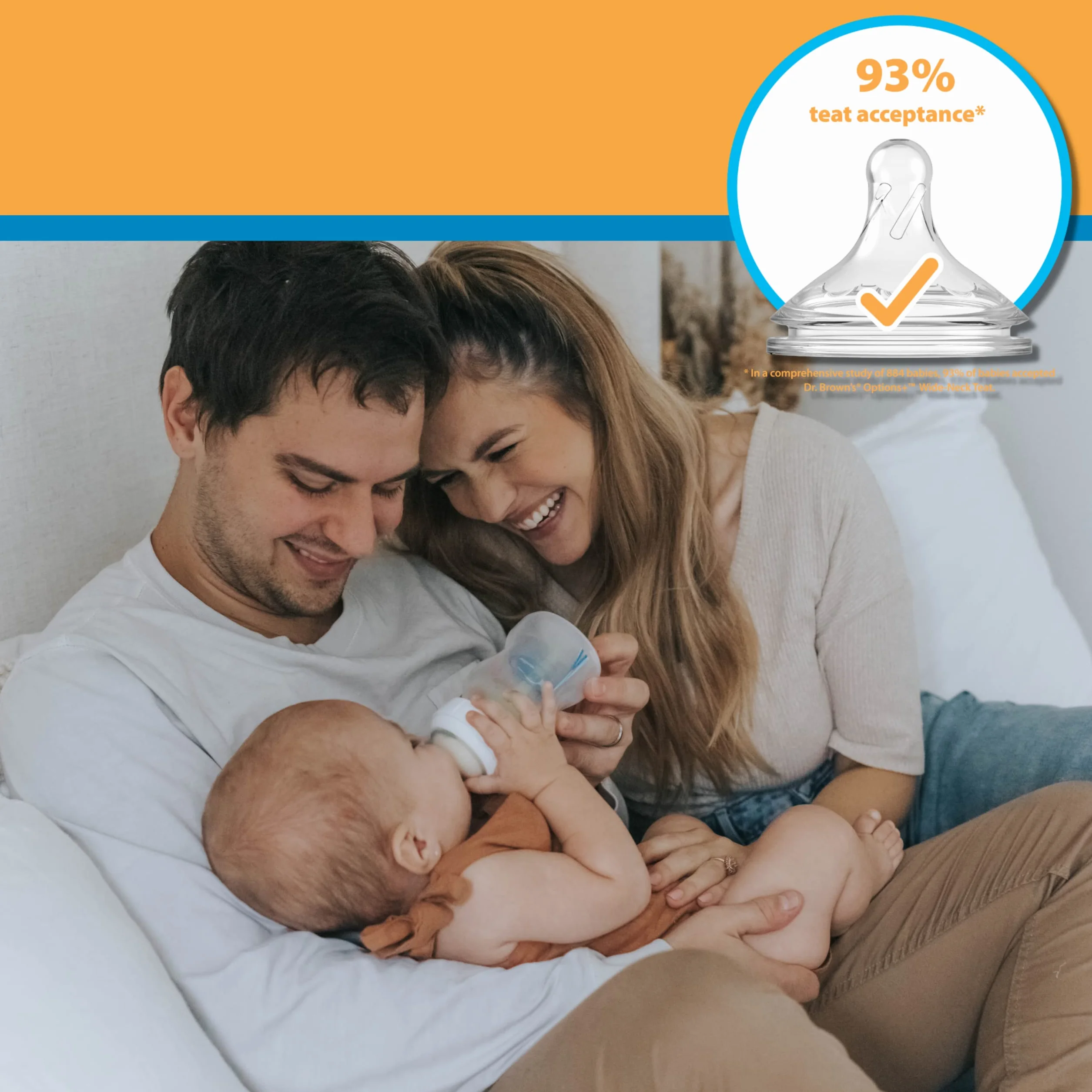 Dr. Browns Opcje+ Butelka dla niemowląt Anti Colic, szeroka szyja, zestaw startowy