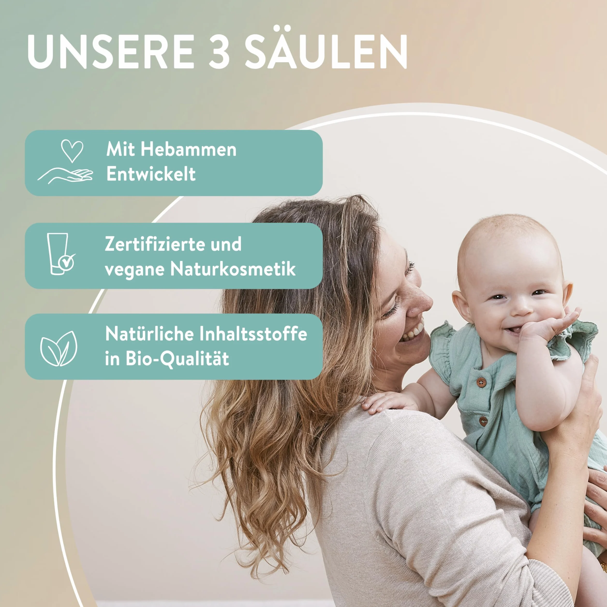 MABYEN Krem chroniący przed wiatrem i warunkami atmosferycznymi, 50 ml, Öko-Test, bardzo dobry – krem dla niemowląt do ciała i twarzy – certyfikowany naturalny kosmetyk – natrue, wegański, bez perfum