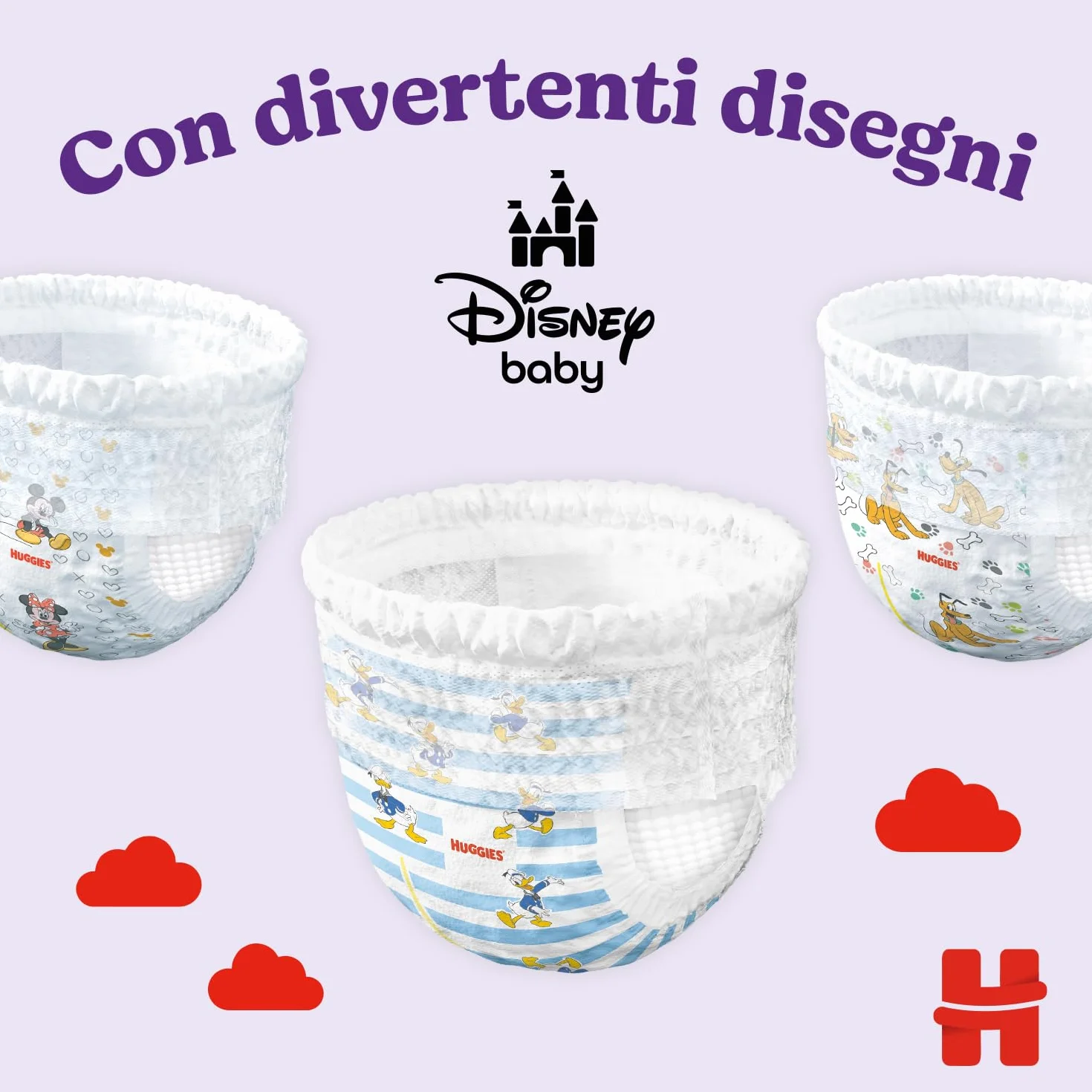 Huggies Ultra Comfort, Pieluchy Rozmiar 4 (9-14 kg), oddychające majtki, opakowanie zapasowe, 60 szt