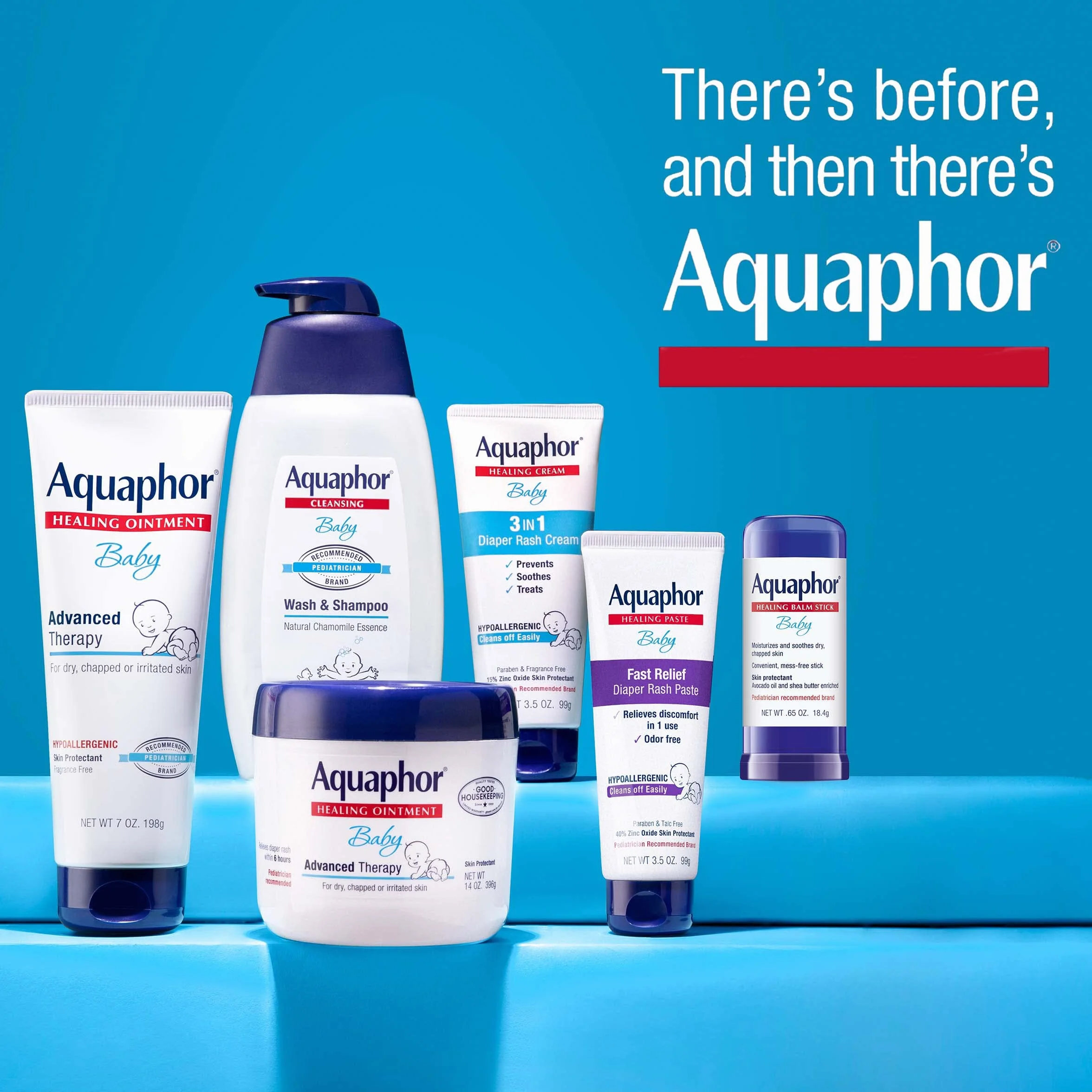 Aquaphor Baby Wash and Shampoo – łagodny, wolny od łzy roztwór 2 w 1 dla niemowląt, skóra wrażliwa – 16,9 fl. oz. pompa