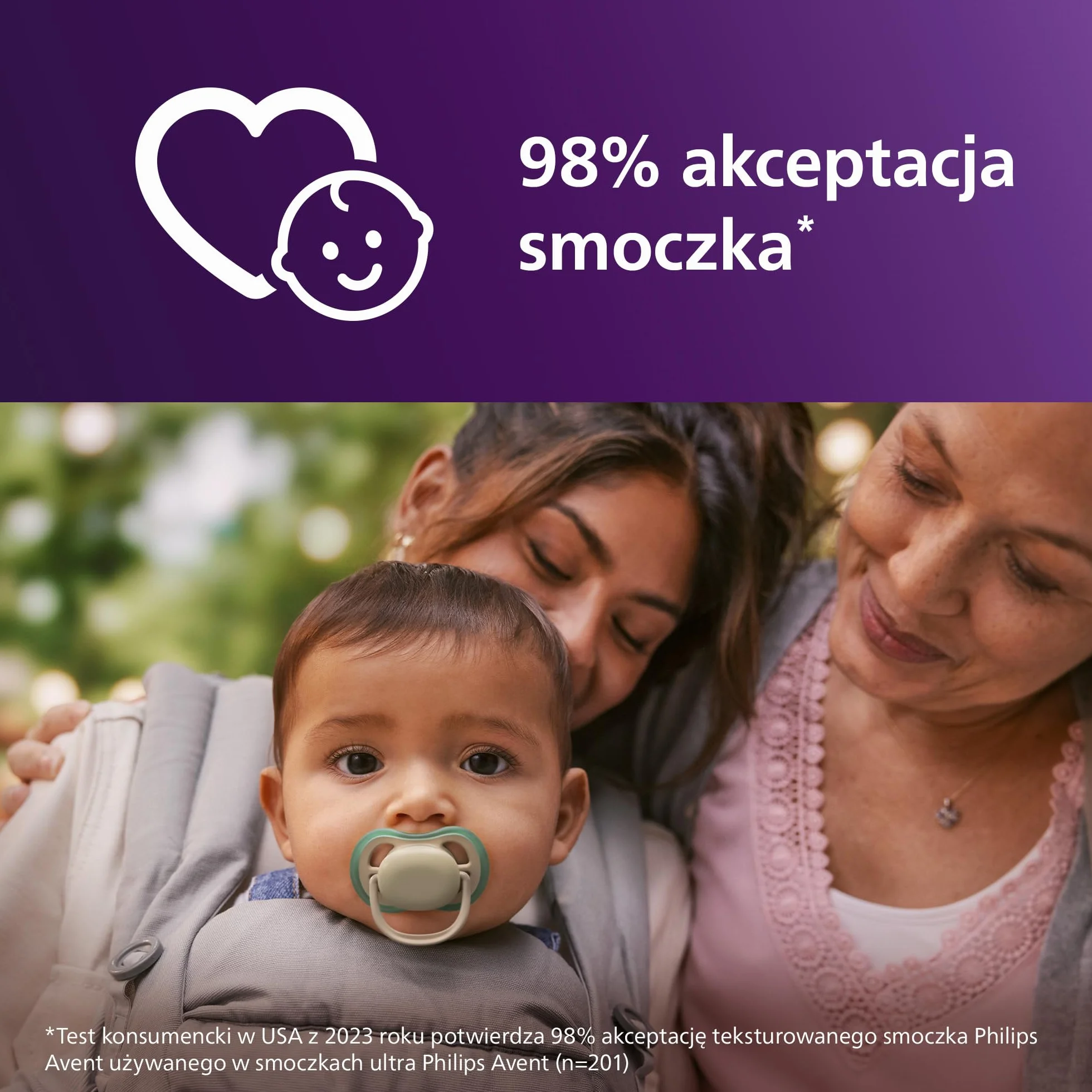 Philips Avent Ultra Air Smoczki — ortodontyczny smoczek dla dzieci w wieku 6-18 miesięcy, symetryczna miękka silikonowa końcówka, bez BPA, 2 etui do sterylizacji, 4 sztuki, SCF087/26