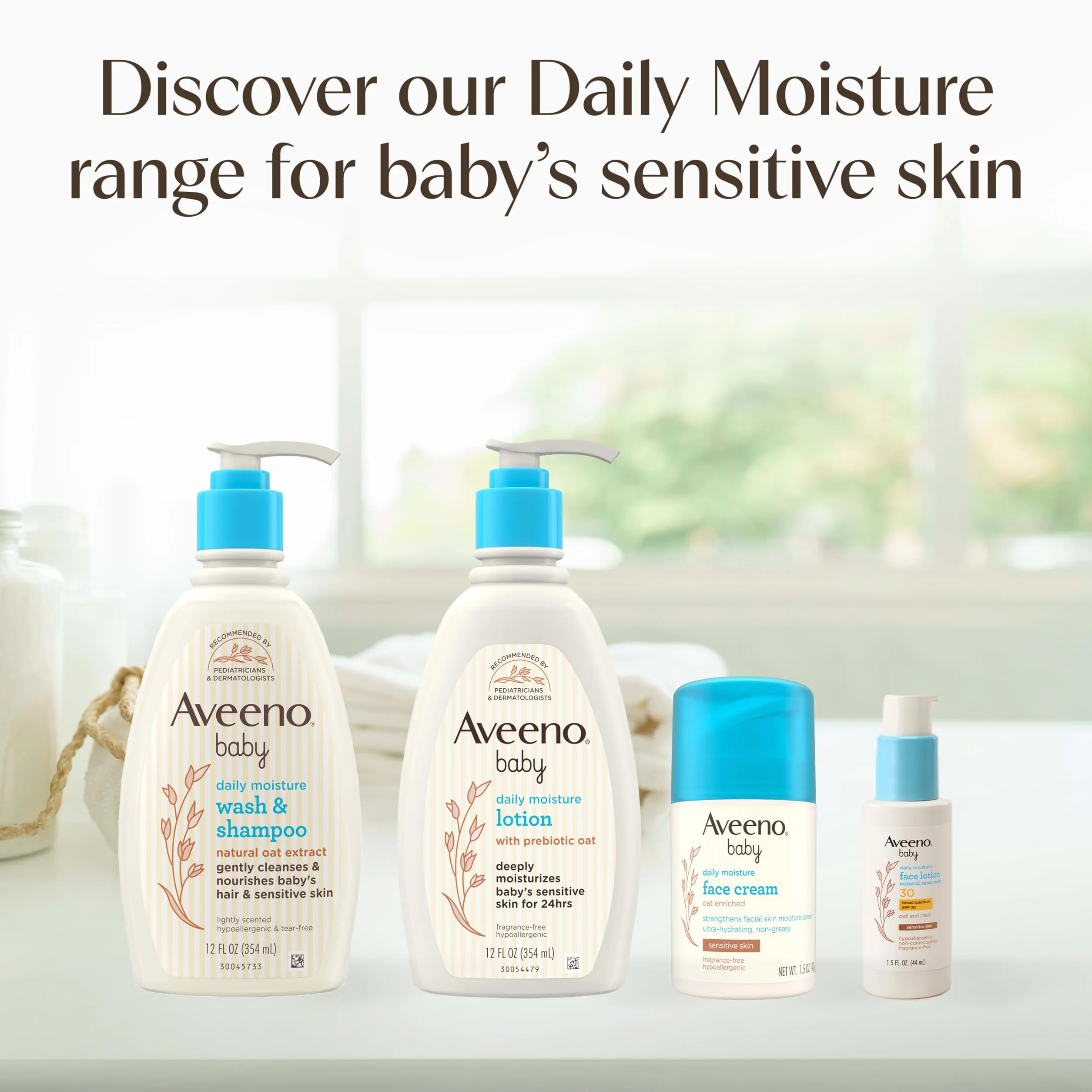 Aveeno Baby Mycie i szampon - 12 uncji.