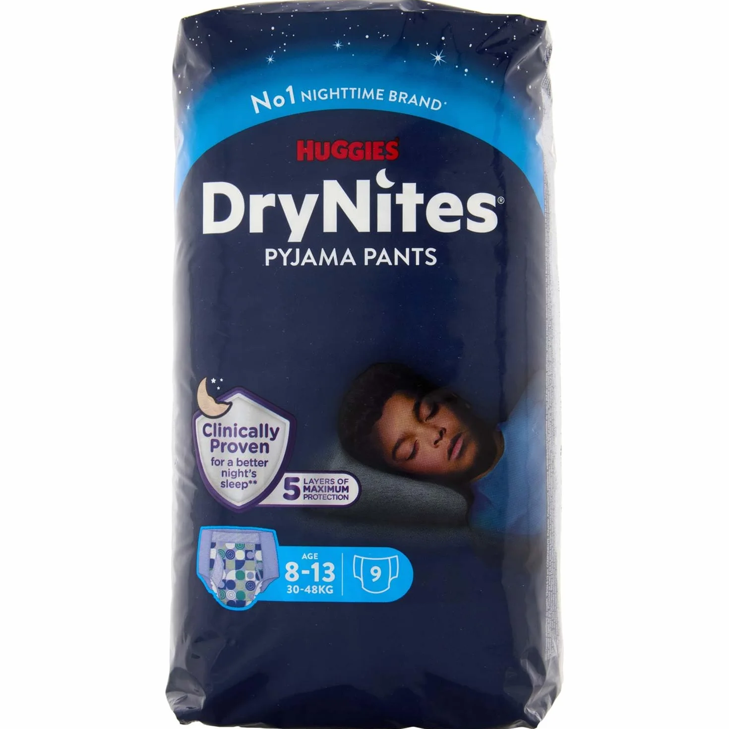Huggies Drynites Pieluchy dla Chłopców, 8-15 lat