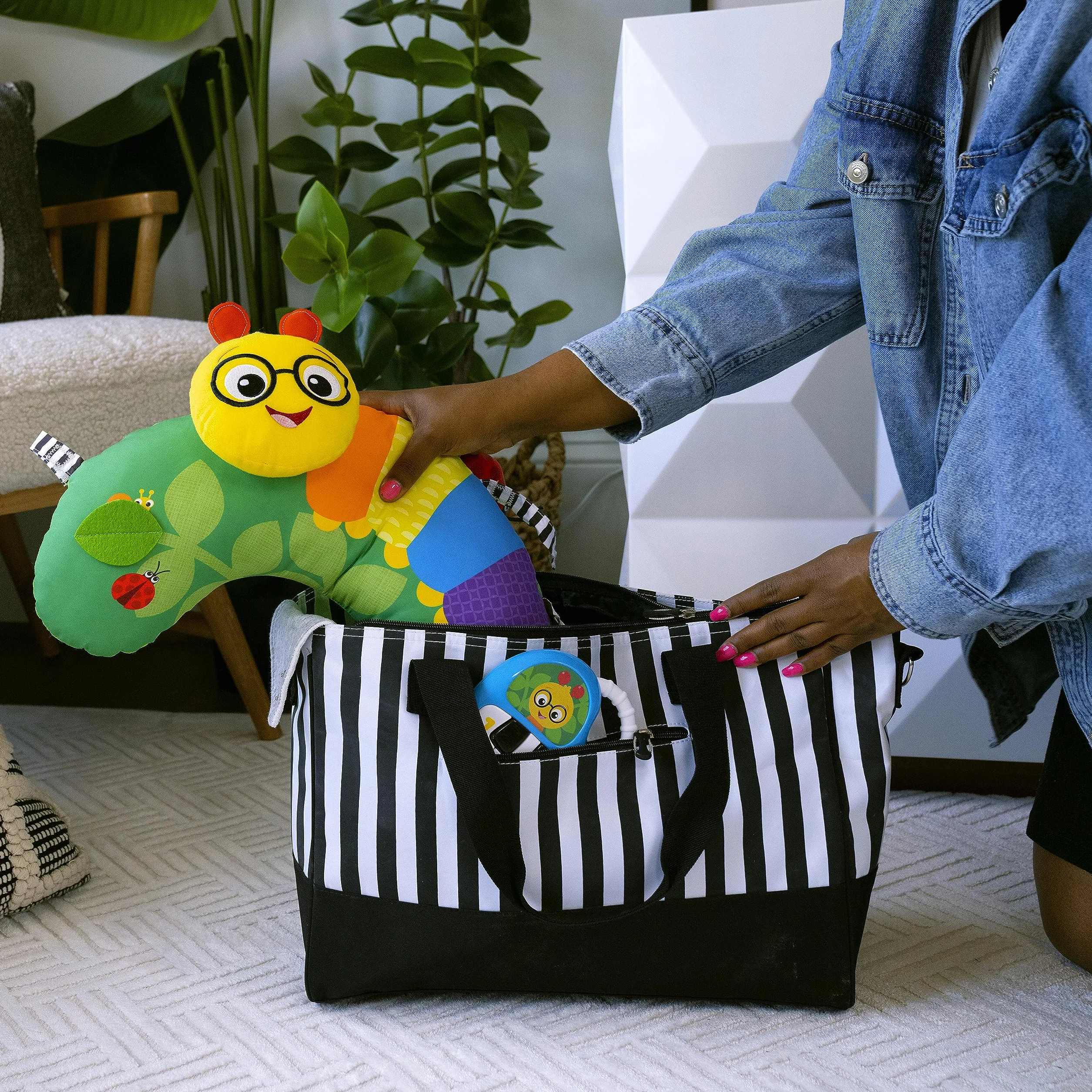 Baby Einstein, Cal-a-Pillow poduszka do aktywności na brzuchu, multisensoryczna, od 0+ miesięcy