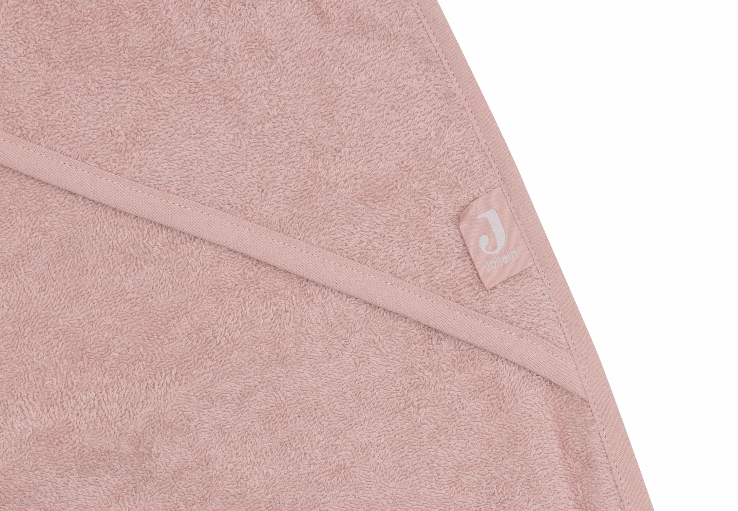 Jollein Ręcznik z kapturem dla niemowląt - frotte, Wild Rose - 100% bawełna - 75 x 75 cm - certyfikat Öko-Tex