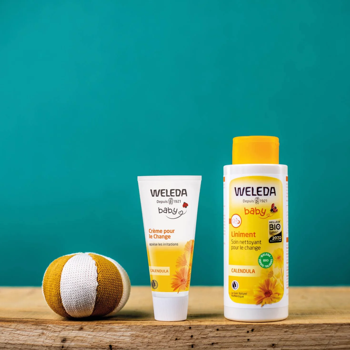 Weleda Baby Calendula krem do wymiany pieluch 2 x 75 ml