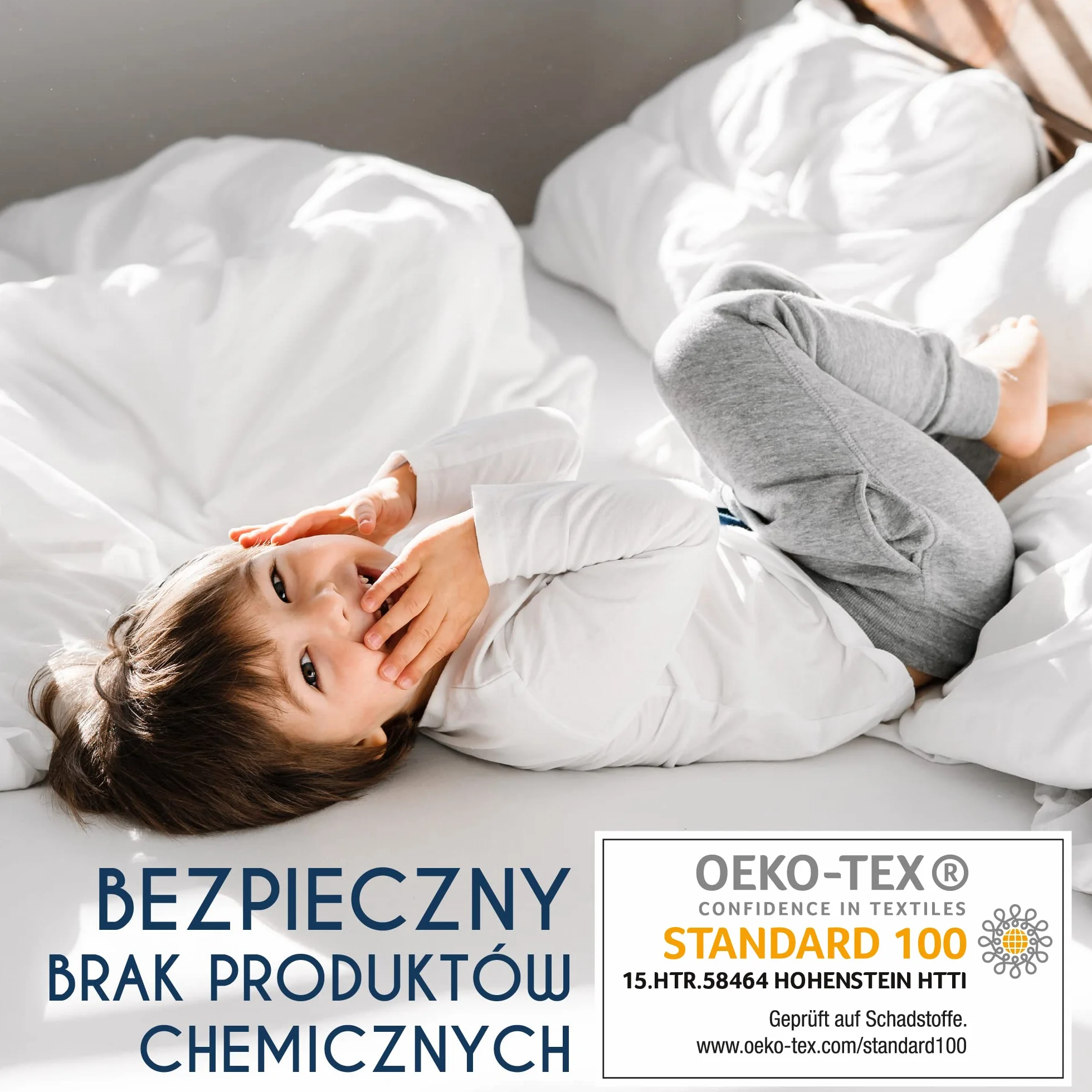 Dreamzie - Prześcieradło z gumką 70 x 140 (x2) - 100% bawełna, certyfikat Oeko Tex - prześcieradło z gumką 70 x 140 cm, białe i szare