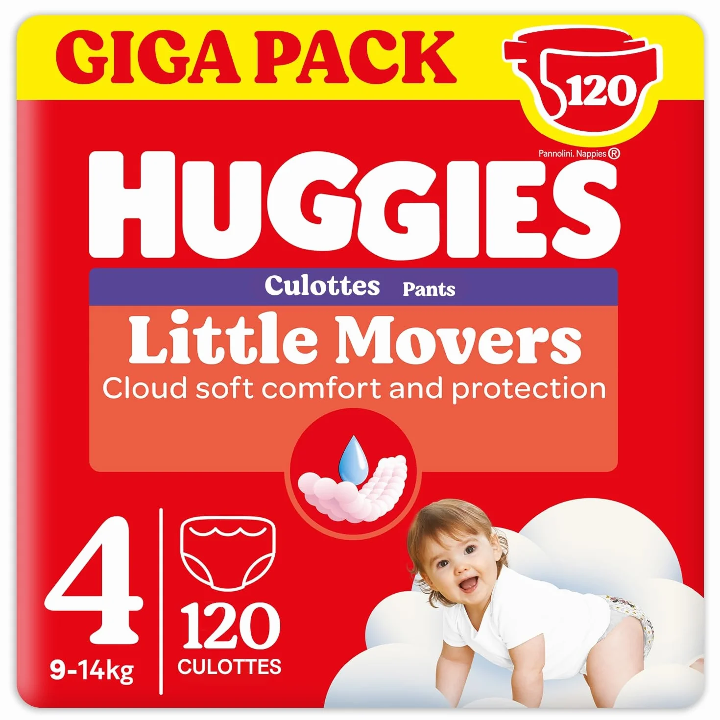Huggies Ultra Comfort Pieluchomajtki, Rozmiar 4