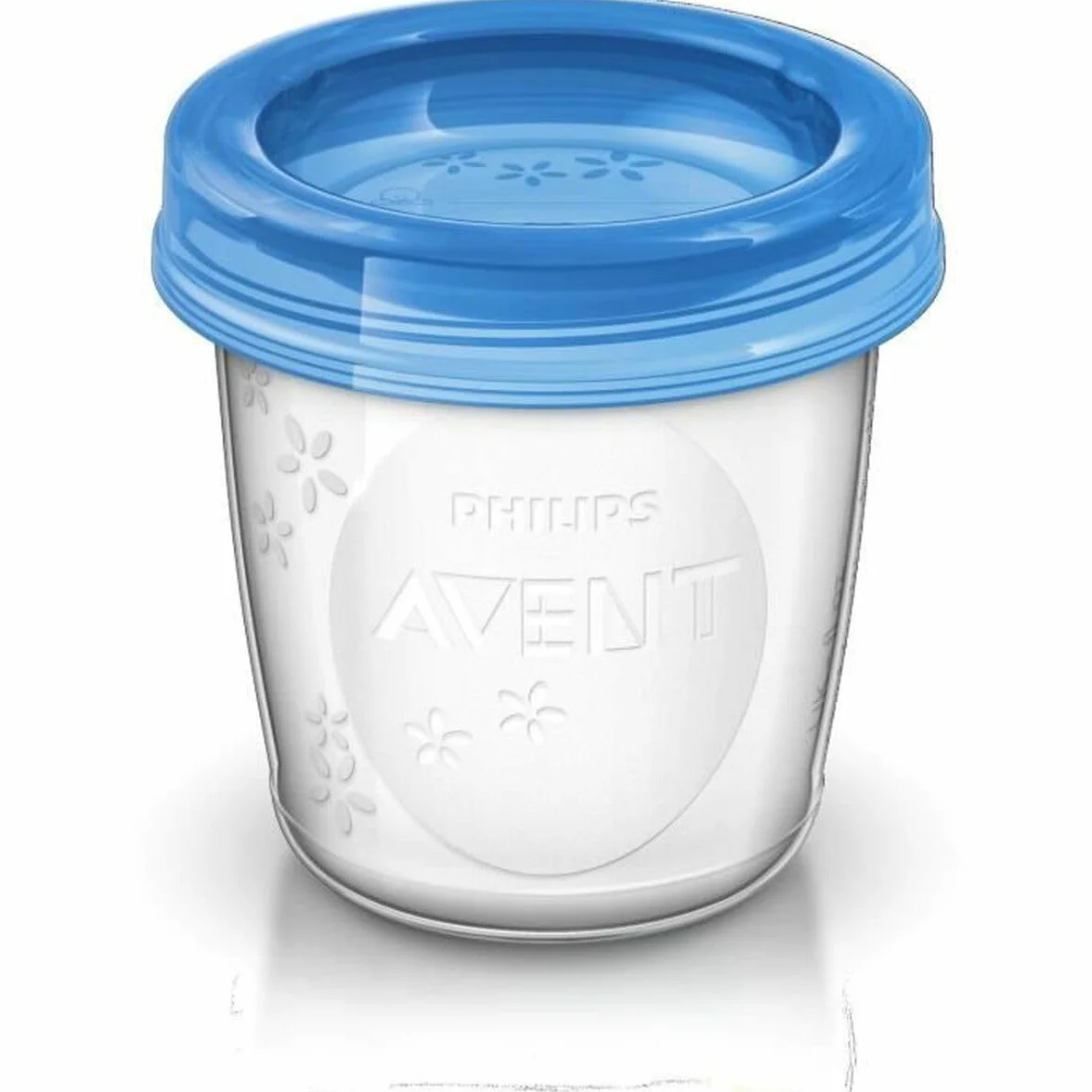 Pojemniki na pokarm Philips Avent - W zestawie wygodne adaptery - Szczelna pokrywka - Pojemniki i pokrywki do opisywania - 180 ml - 10 szt. - SCF618/10