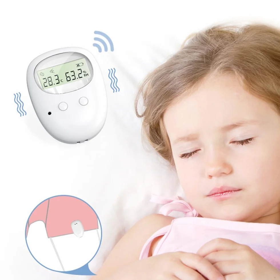 bezprzewodowy alarm do nocnego moczenia dla dzieci, ładowany przez USB, 3 tryby pracy, bezprzewodowy alarm do nocnego moczenia dla dzieci i osób starszych do wykrywania nietrzymania moczu