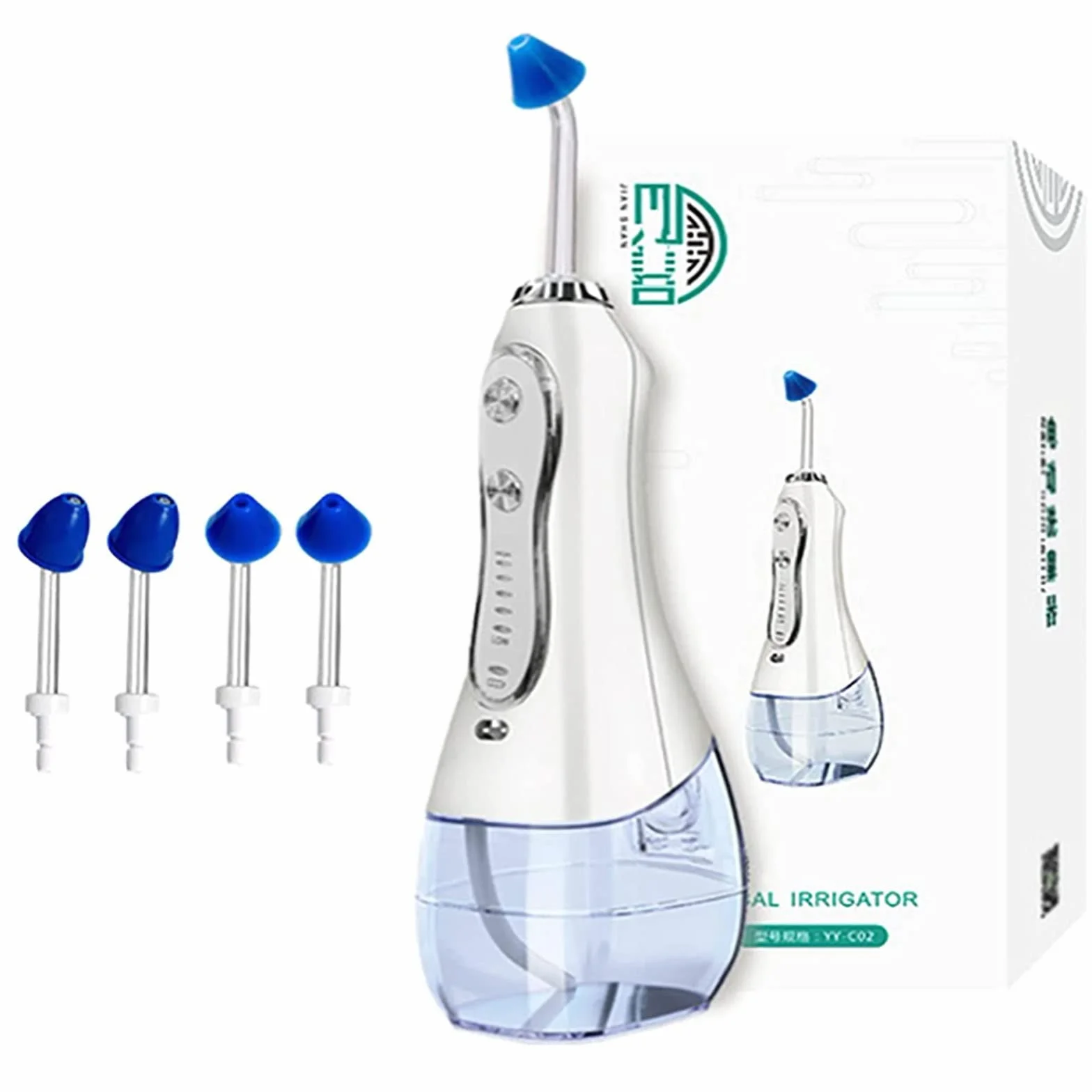 Nasal wash, 300ml Nasal Rinse Machine Hydro Pulse Nasal And Sinus Irrigation System z 5 trybami i ładowaniem USB