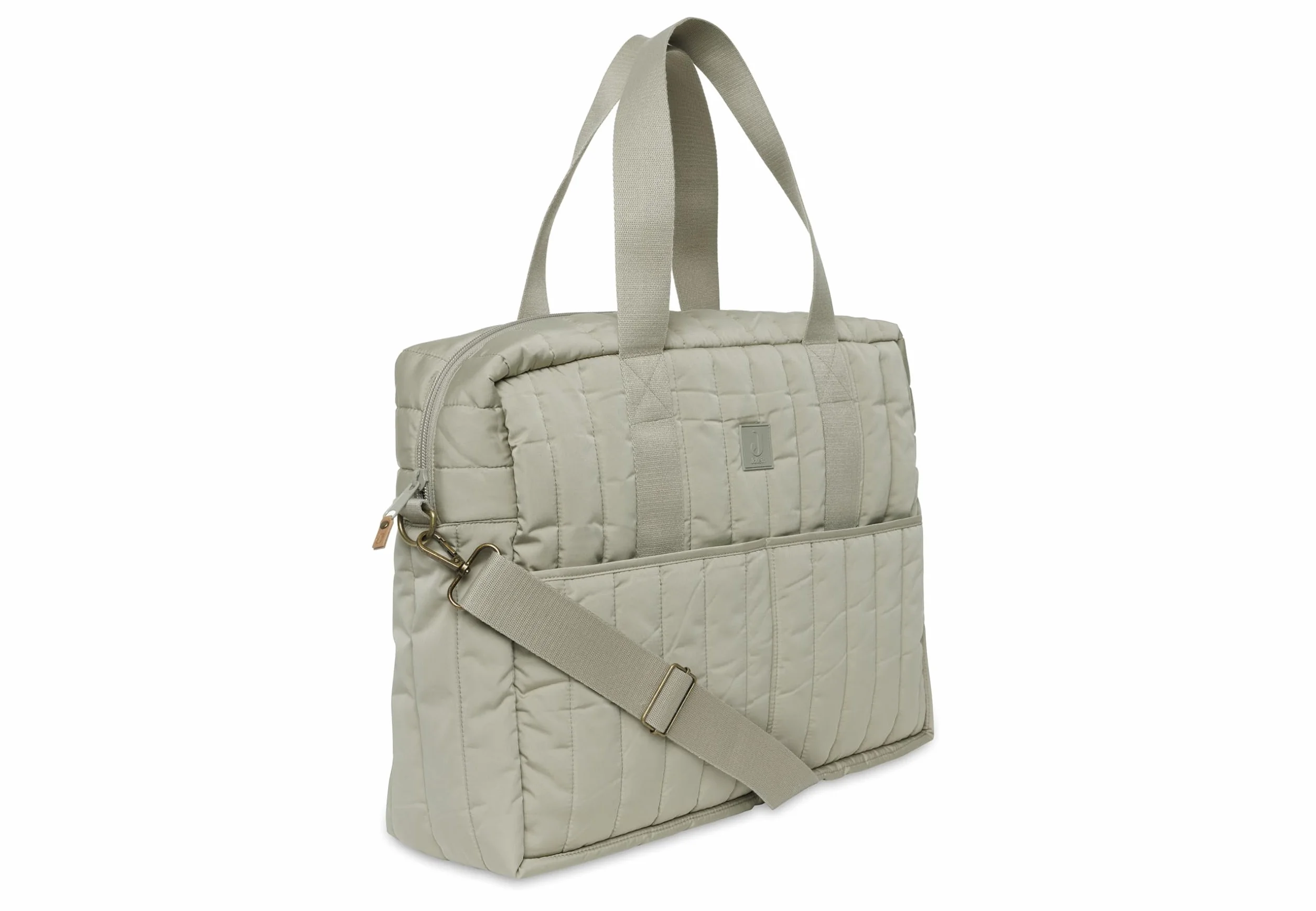 Jollein Torba do przewijania Puffed Moos – Olive Green – odporna na działanie wody – torba do wózka dziecięcego – wielofunkcyjna – oliwkowa zieleń, olive green, Współczesny