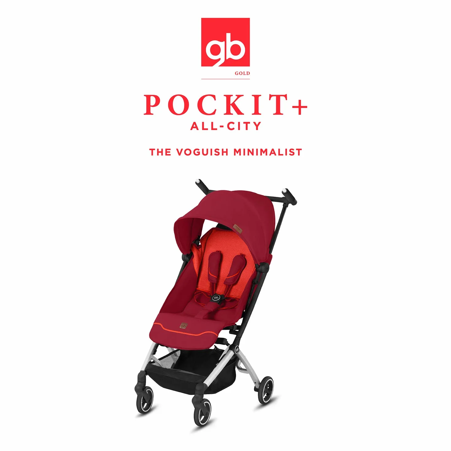 gb Cybex Brand Gold Wózek dziecięcy Pockit+ All-City, Ultra compact, Od 6 miesięcy do 22 kg(ok. 4 lata), Fashion Collection, Velvet Black