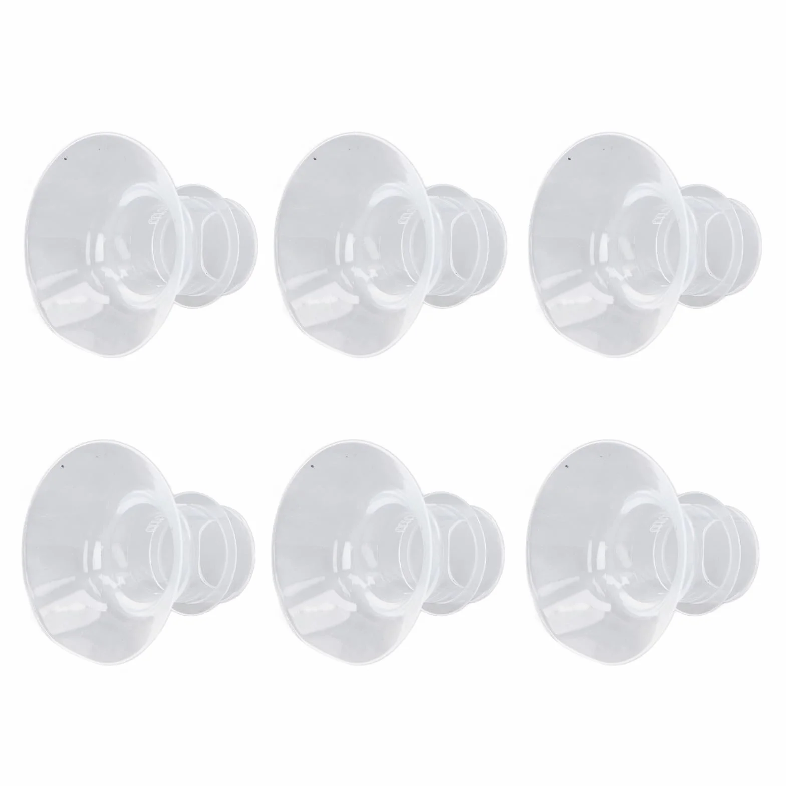 6 szt. Wkładki Kołnierzowe MomMed Poręczne Miseczki Laktator do Noszenia Zmniejsz Tunel 24 Mm do Innego Odpowiedniego Rozmiaru (17 MM)