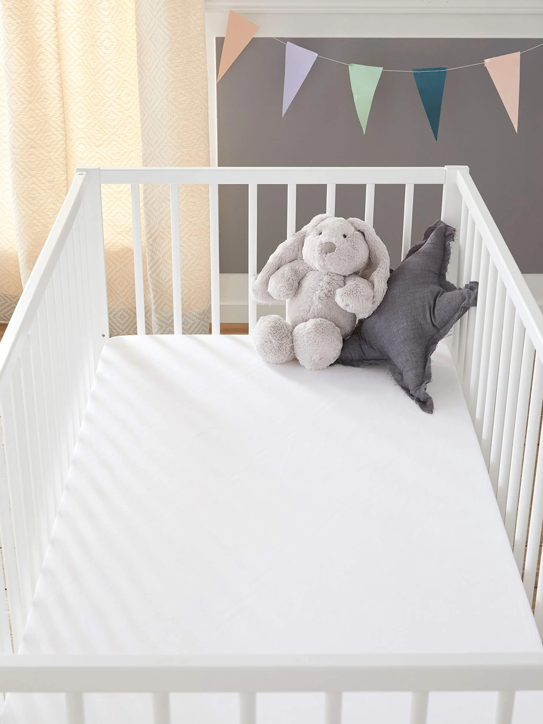 Babysom - Materac niemowlęcy | materac dziecięcy na lato/zimę – 70 x 140 cm – oddychający – przepuszczająca powietrze zimna pianka – wysokość 14 cm